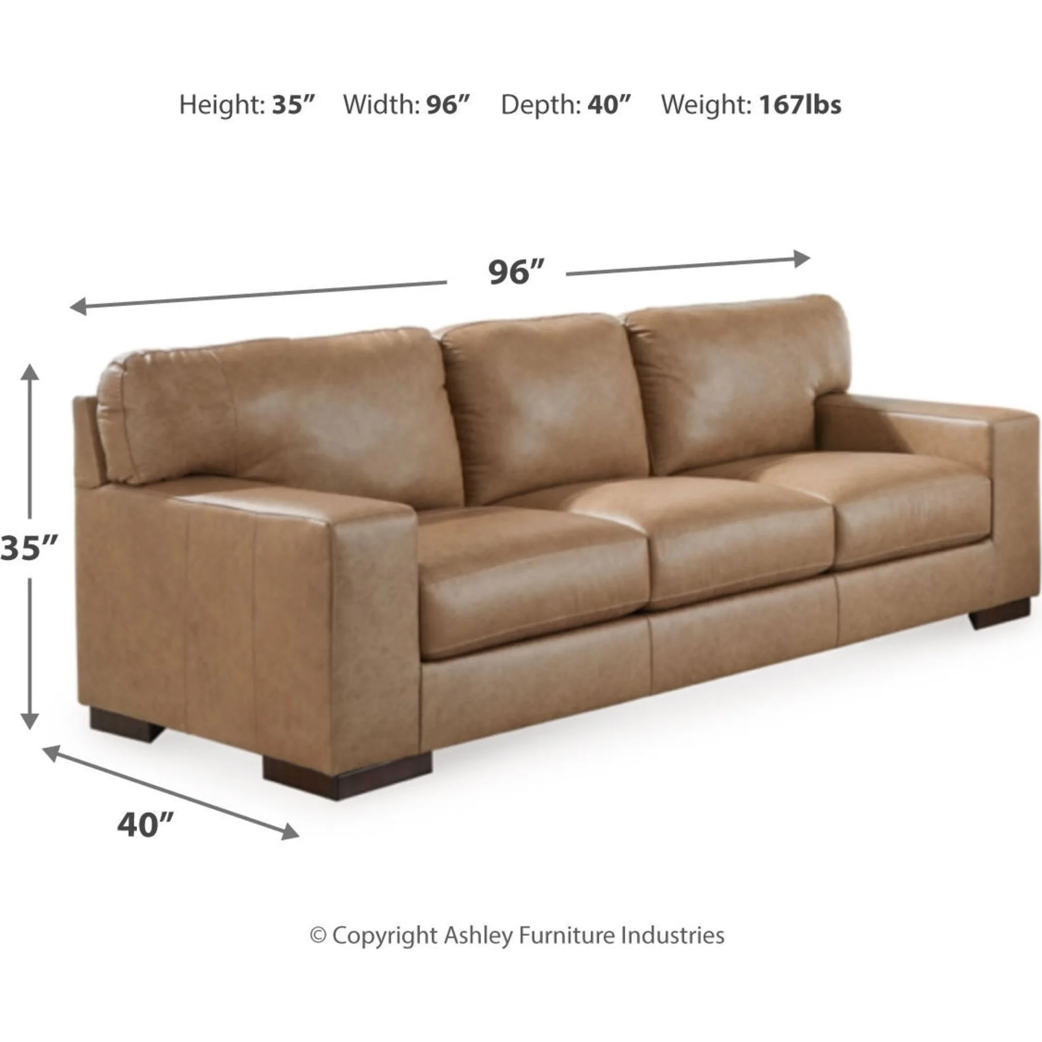 Lombardia Sofa - Tumbleweed - Image 4