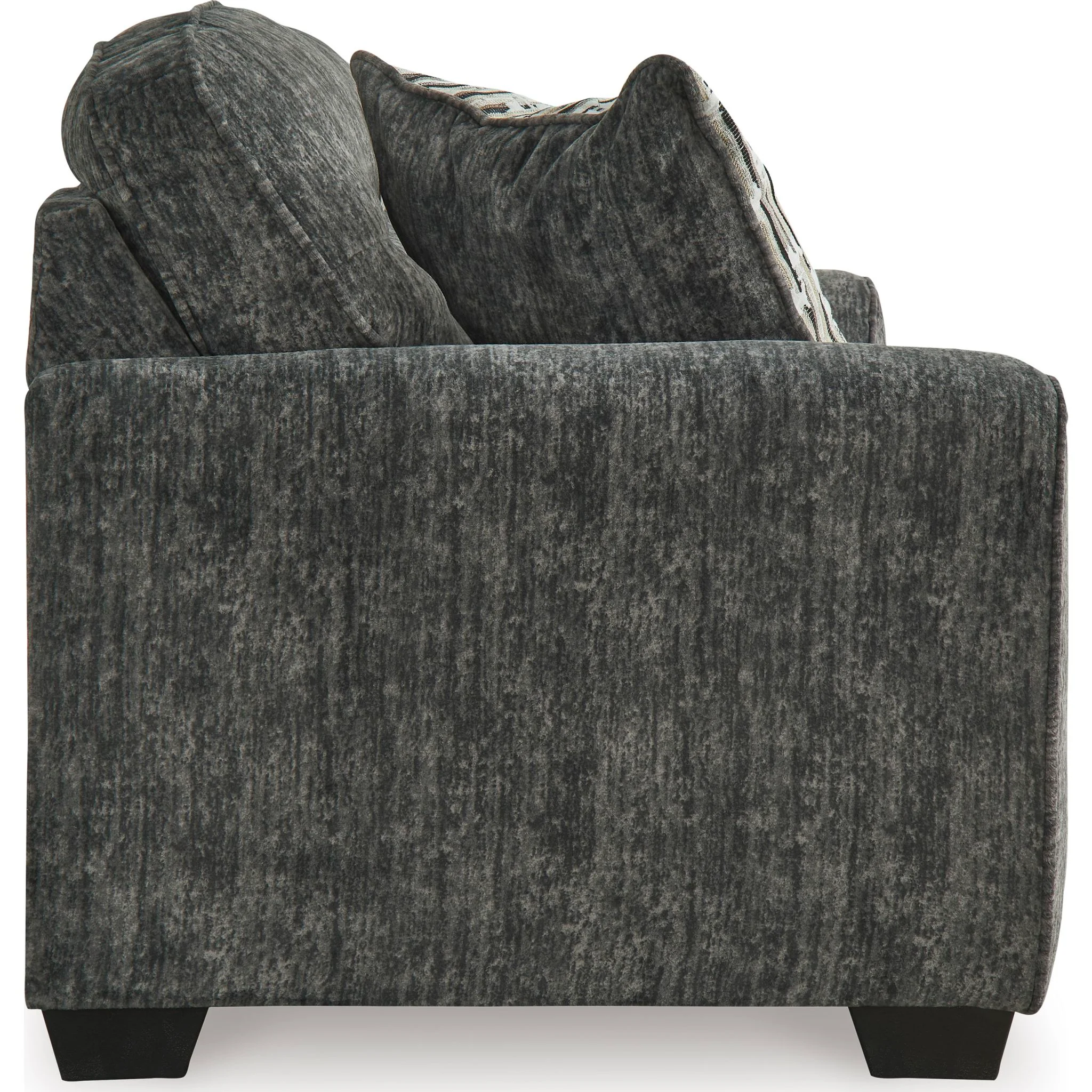 Lonoke Loveseat - Gunmetal - Image 4