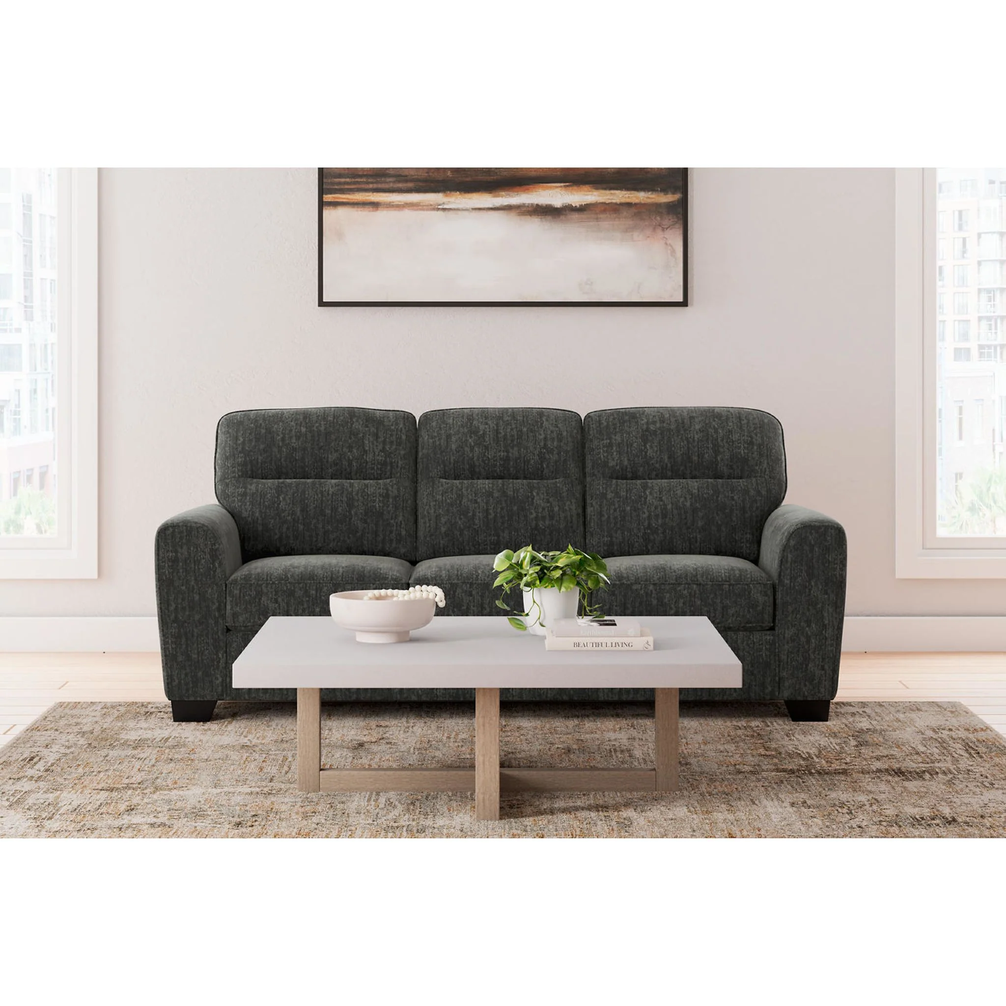 Lonoke Sofa - Gunmetal - Image 10