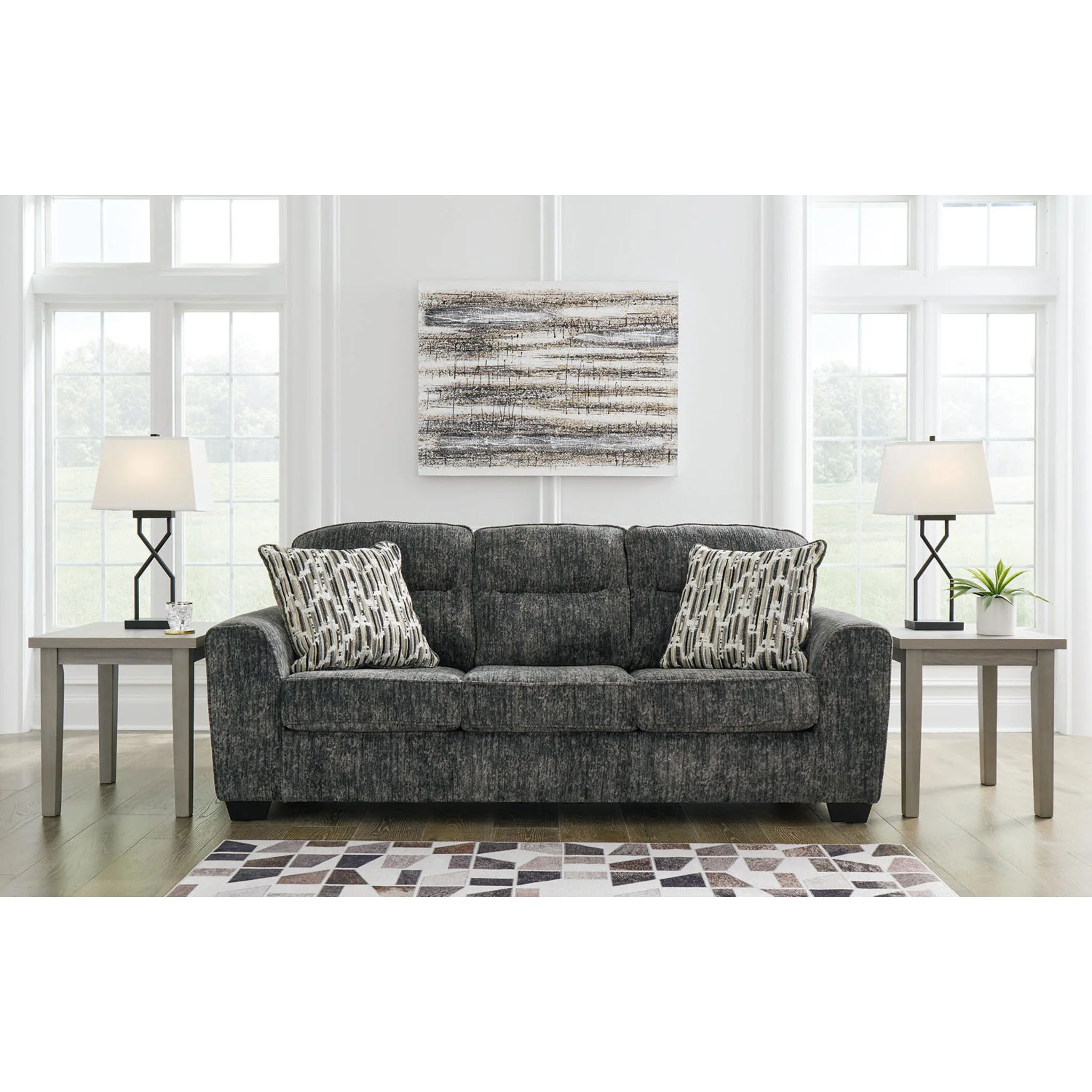 Lonoke Sofa - Gunmetal - Image 3