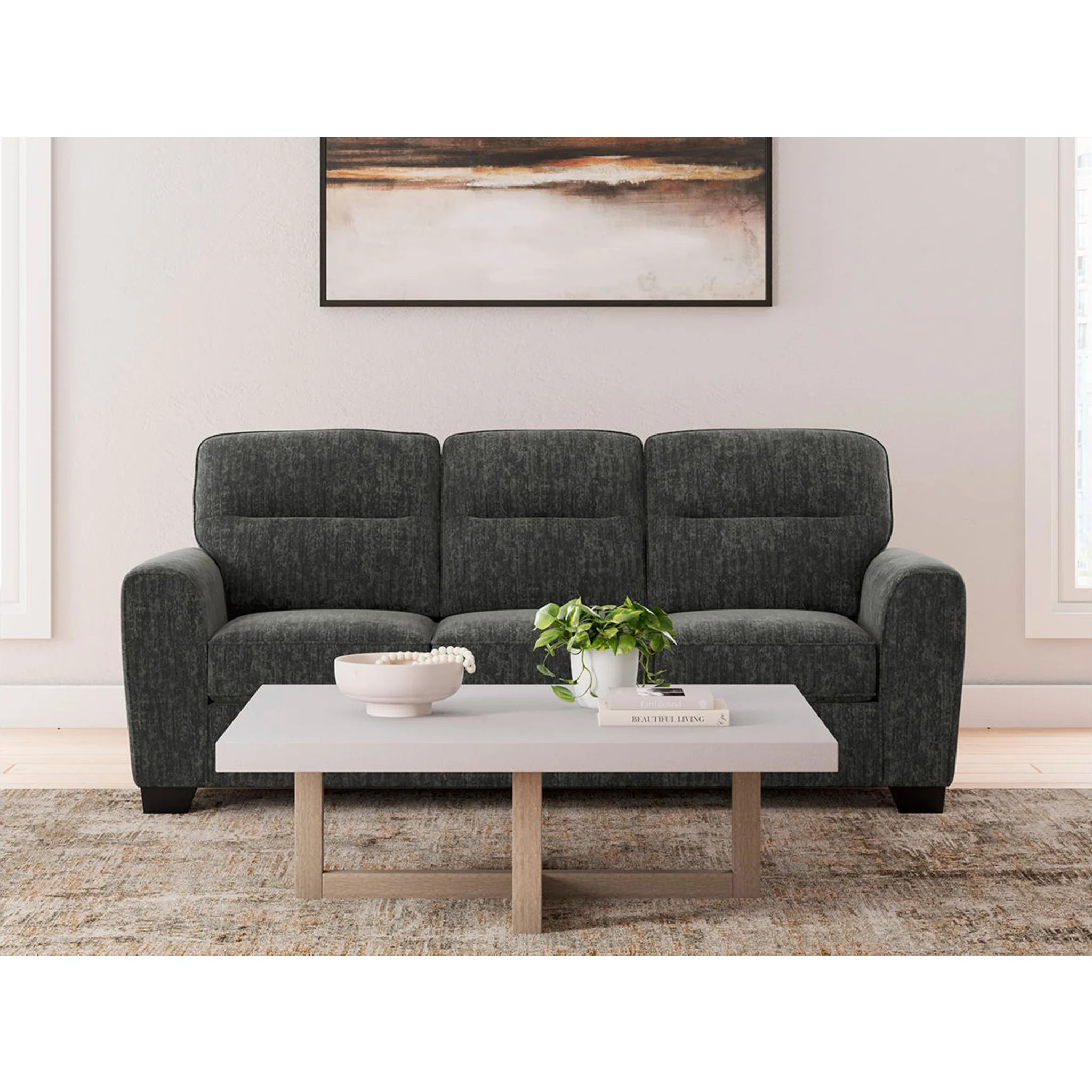 Lonoke Sofa - Gunmetal - Image 9