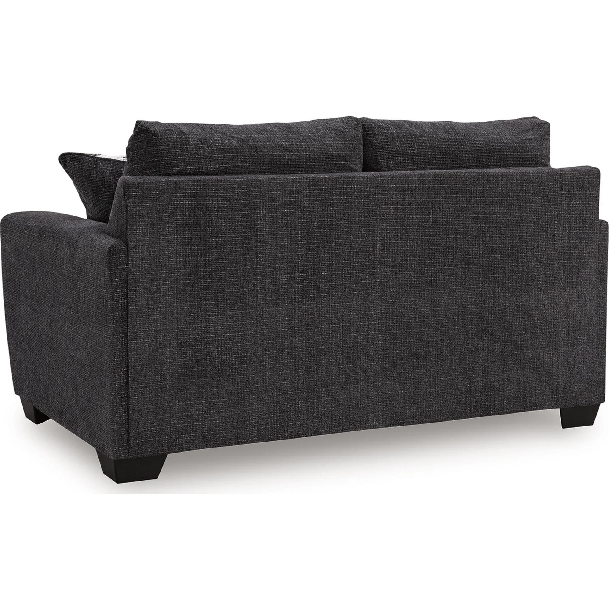 Loreo Loveseat - Ebony - Image 3