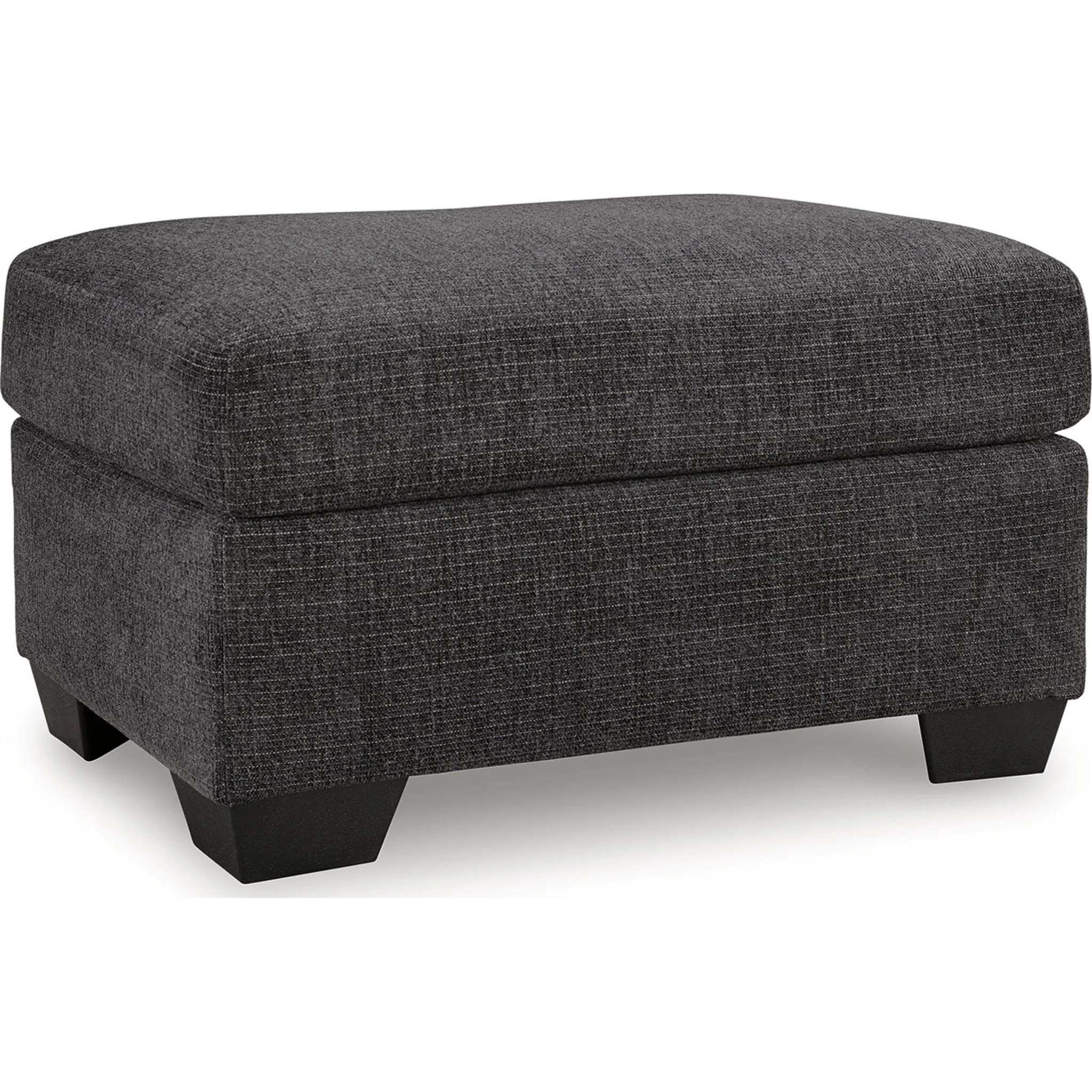 Loreo Ottoman - Ebony - Image 2