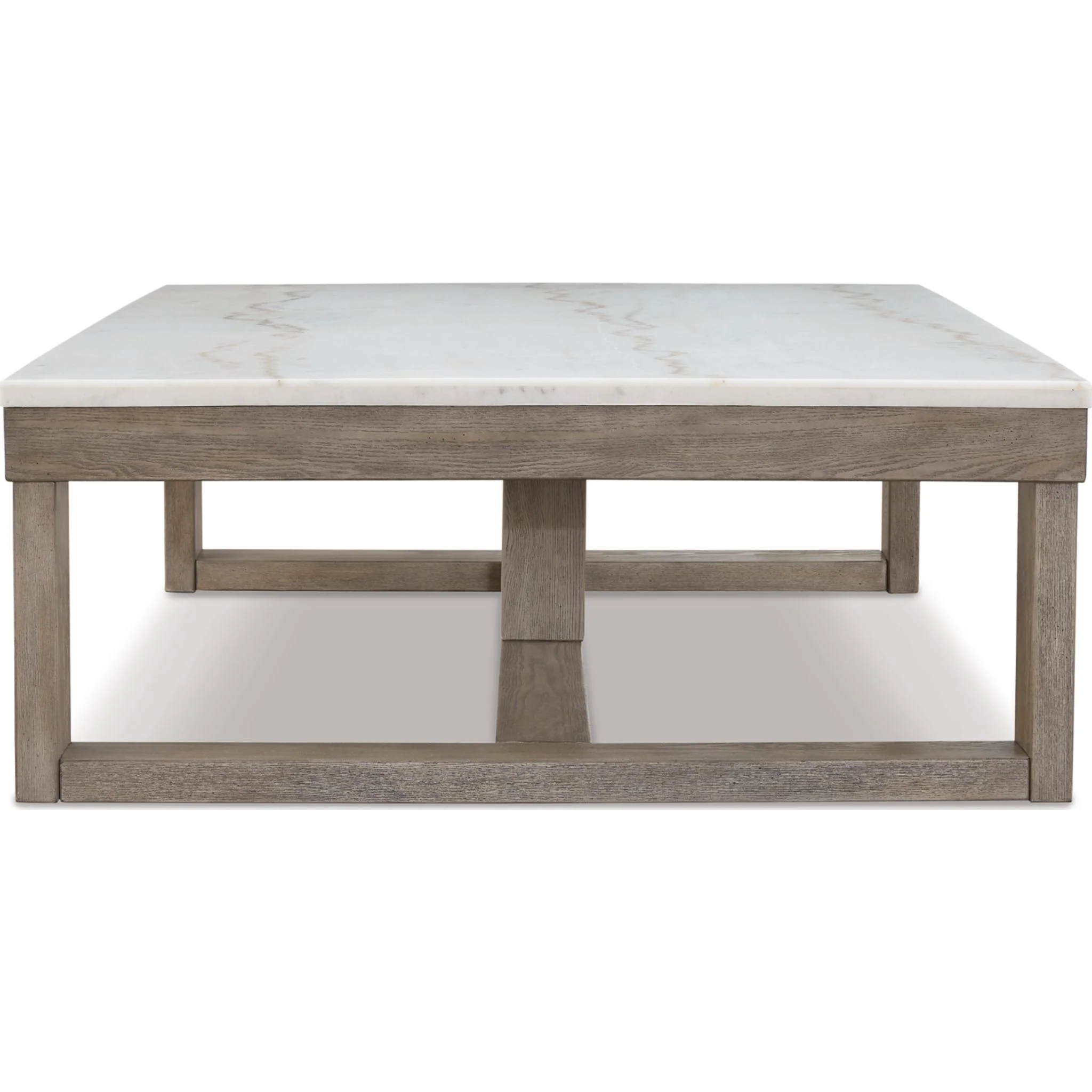 Loyaska Coffee Table - Brown/Ivory - Image 4