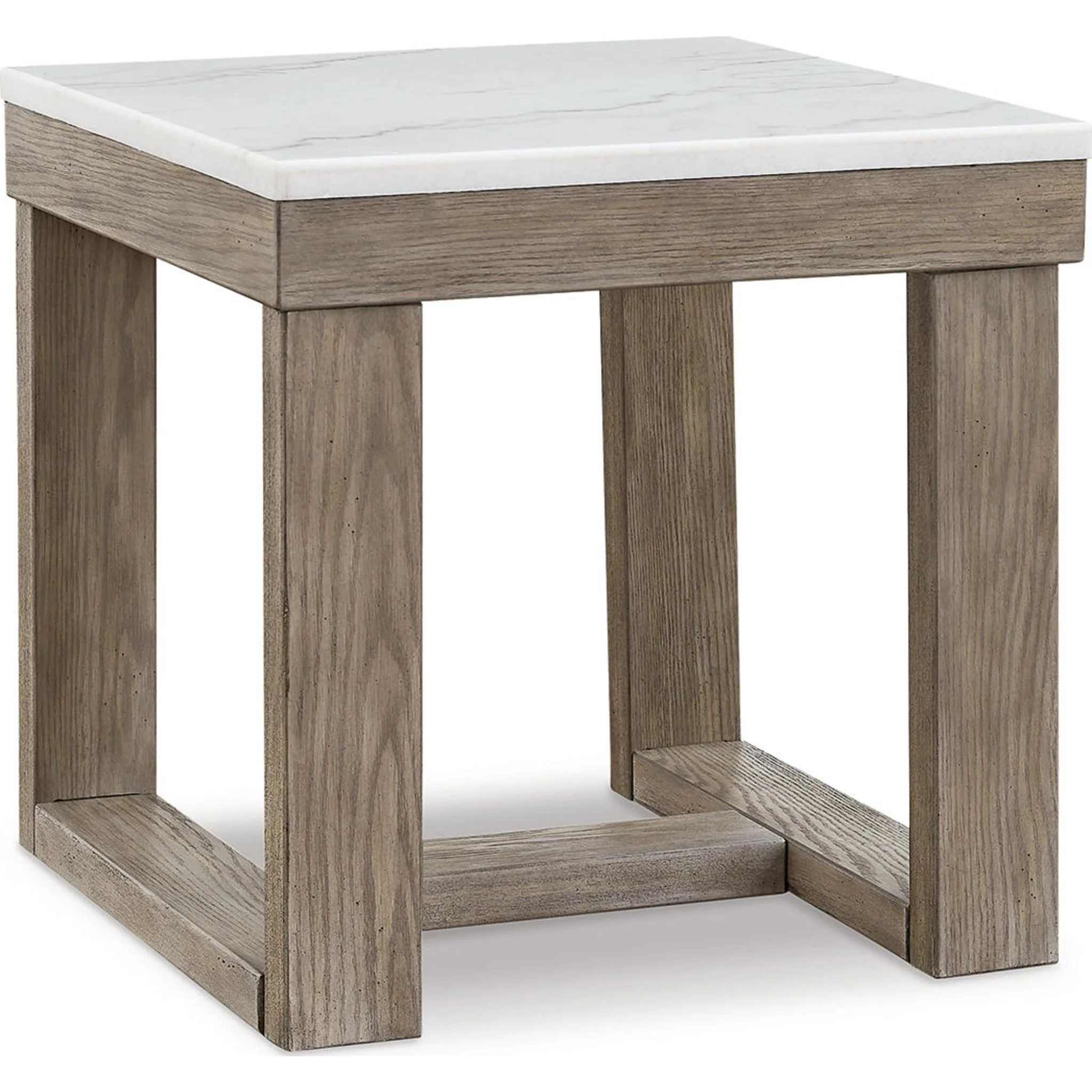 Loyaska End Table - Brown/Ivory - Image 4