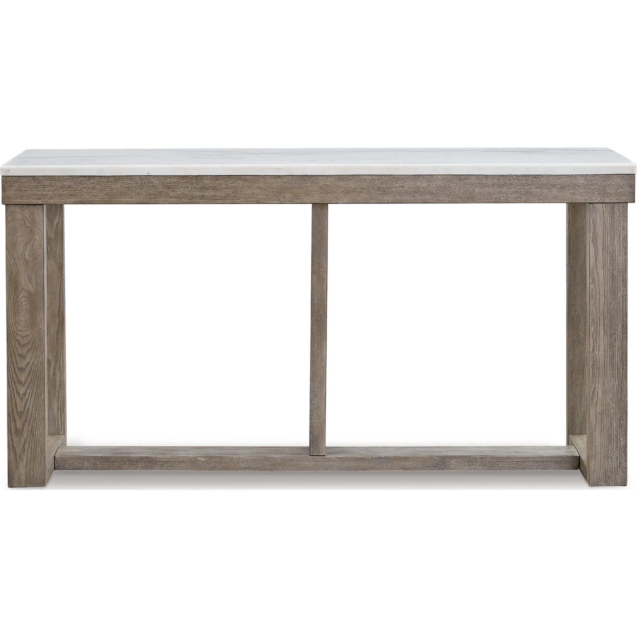 Loyaska Sofa Table - Brown/Ivory - Image 5
