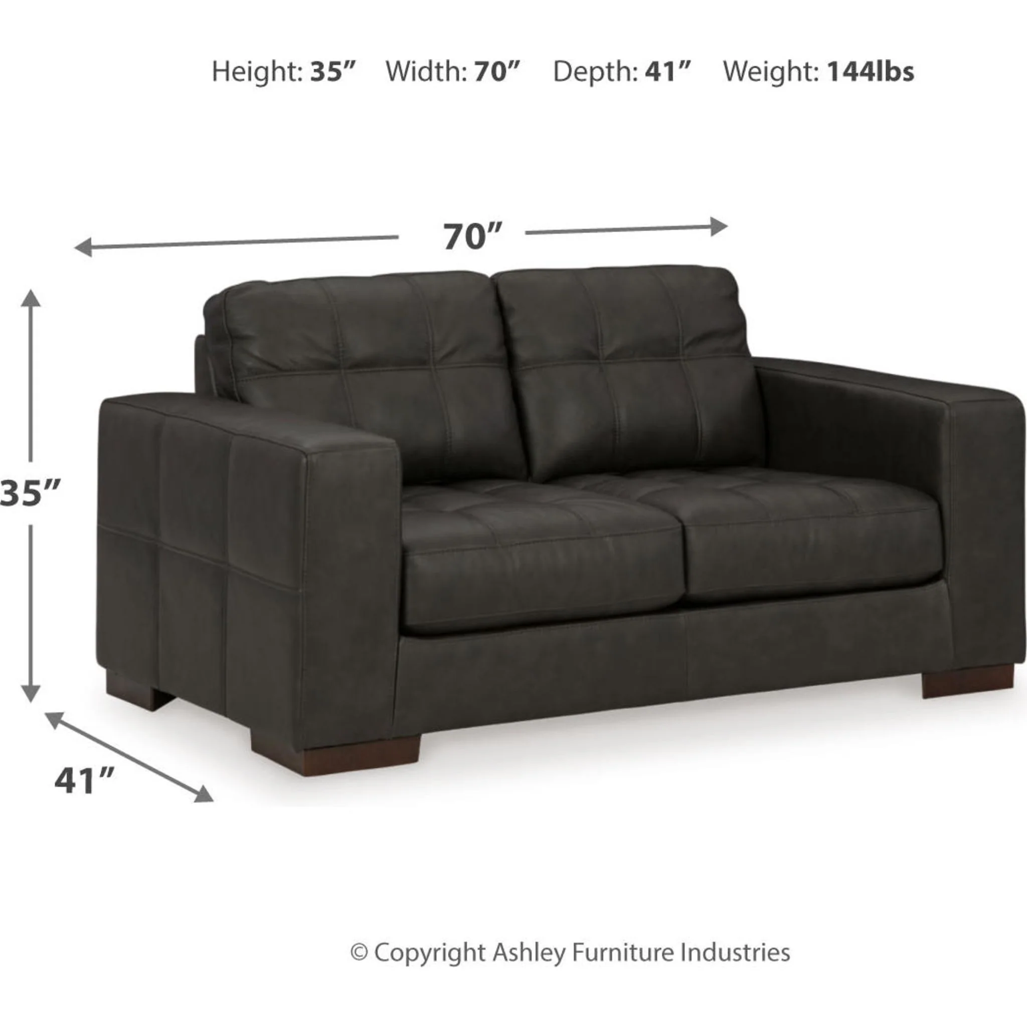 Luigi Loveseat - Thunder - Image 22