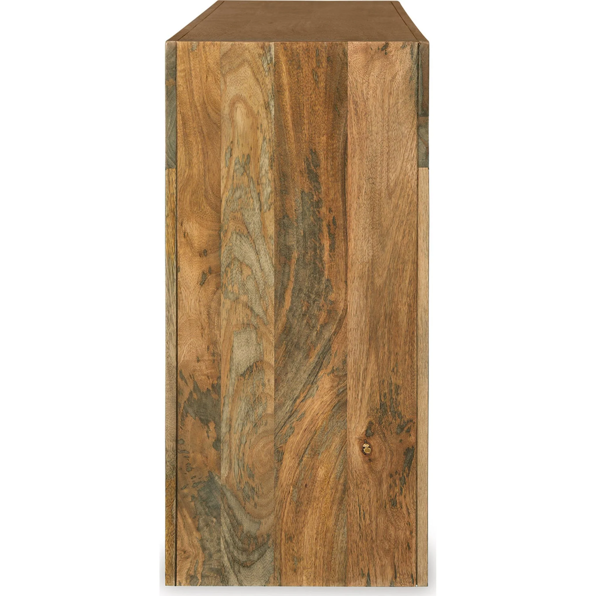 Luzmanacy Console Table - Natural Brown - Image 7