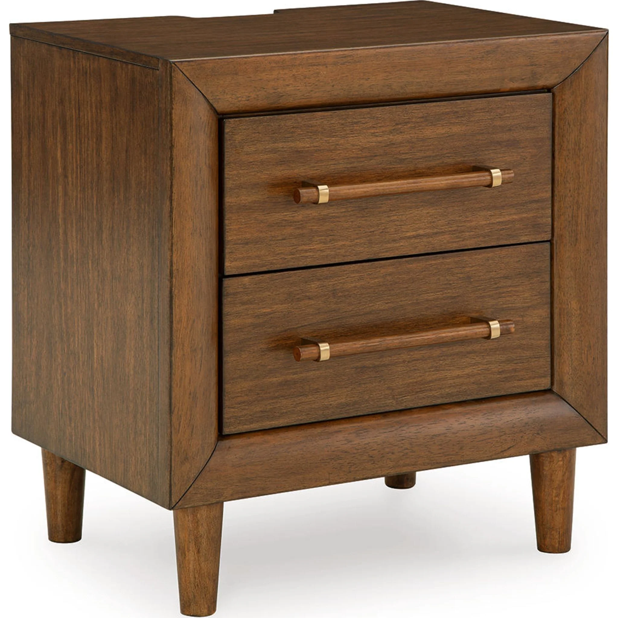 Lyncott 6 Piece Queen Upholstered Bedroom - Brown - Image 13