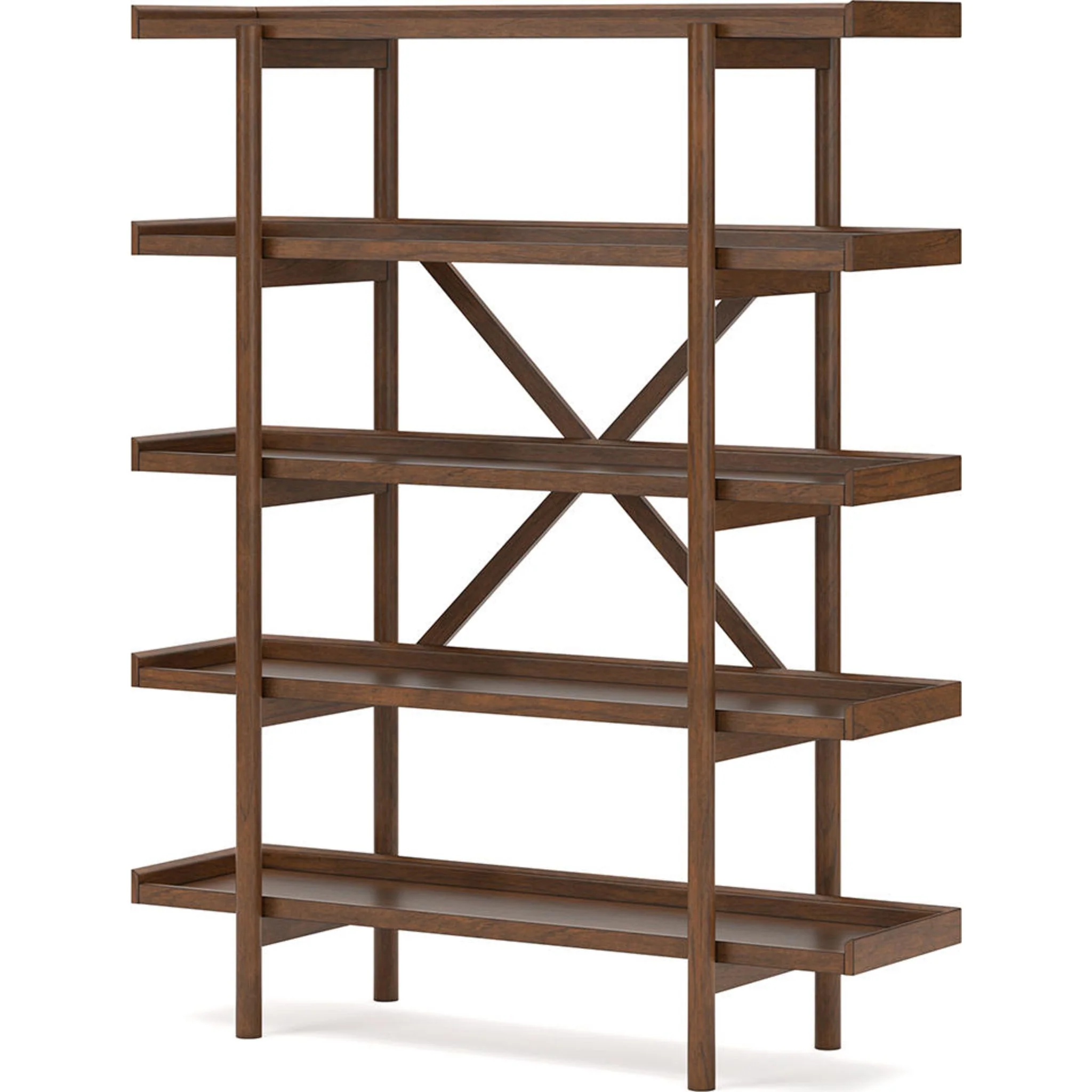 Lyncott Bookcase - Brown - Image 4