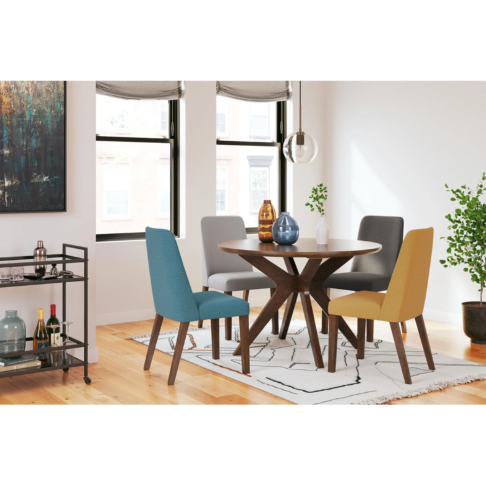 Lyncott Dining Table - Brown - (D615-15) - Image 6