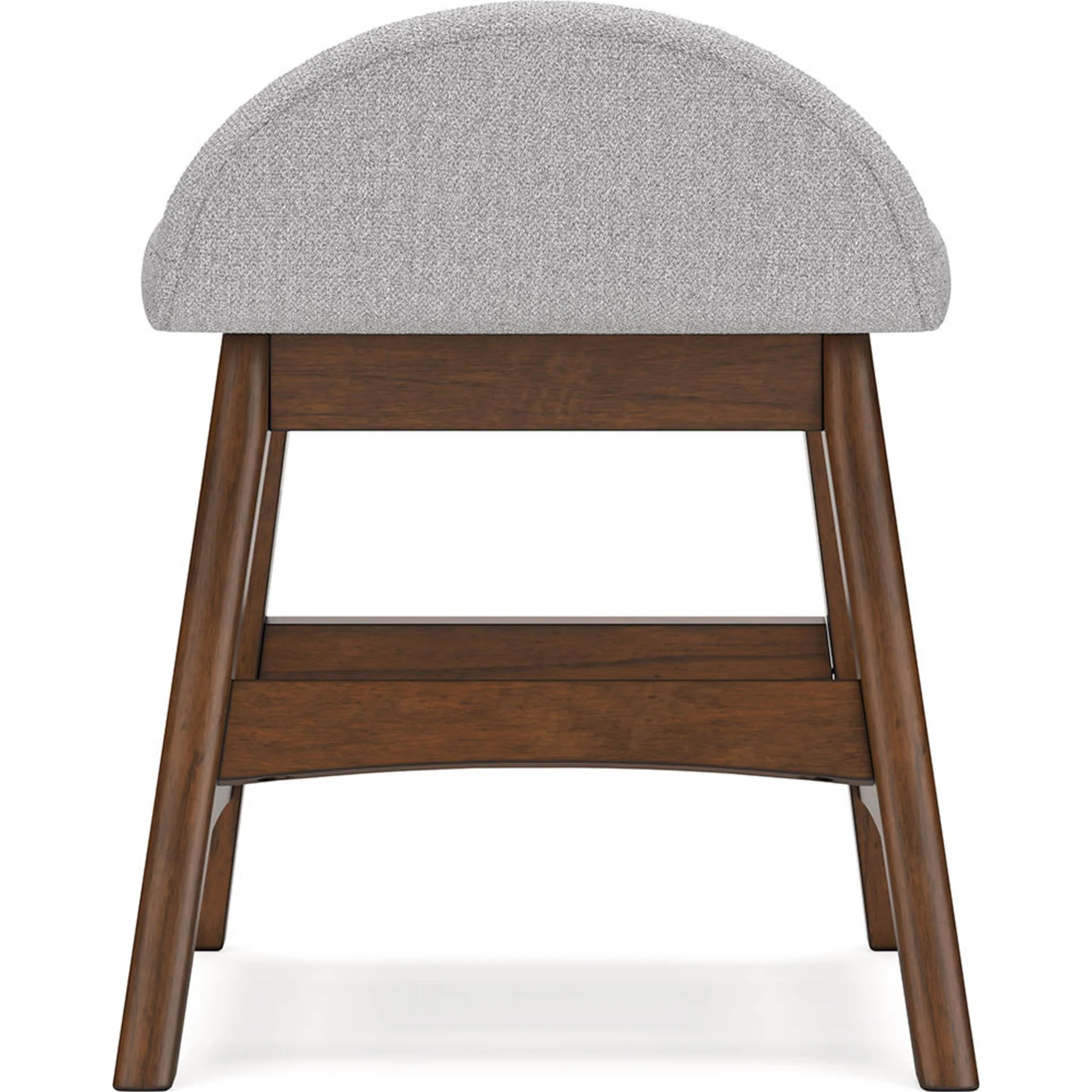 Lyncott Office Chair - Light Gray/Brown - Image 3