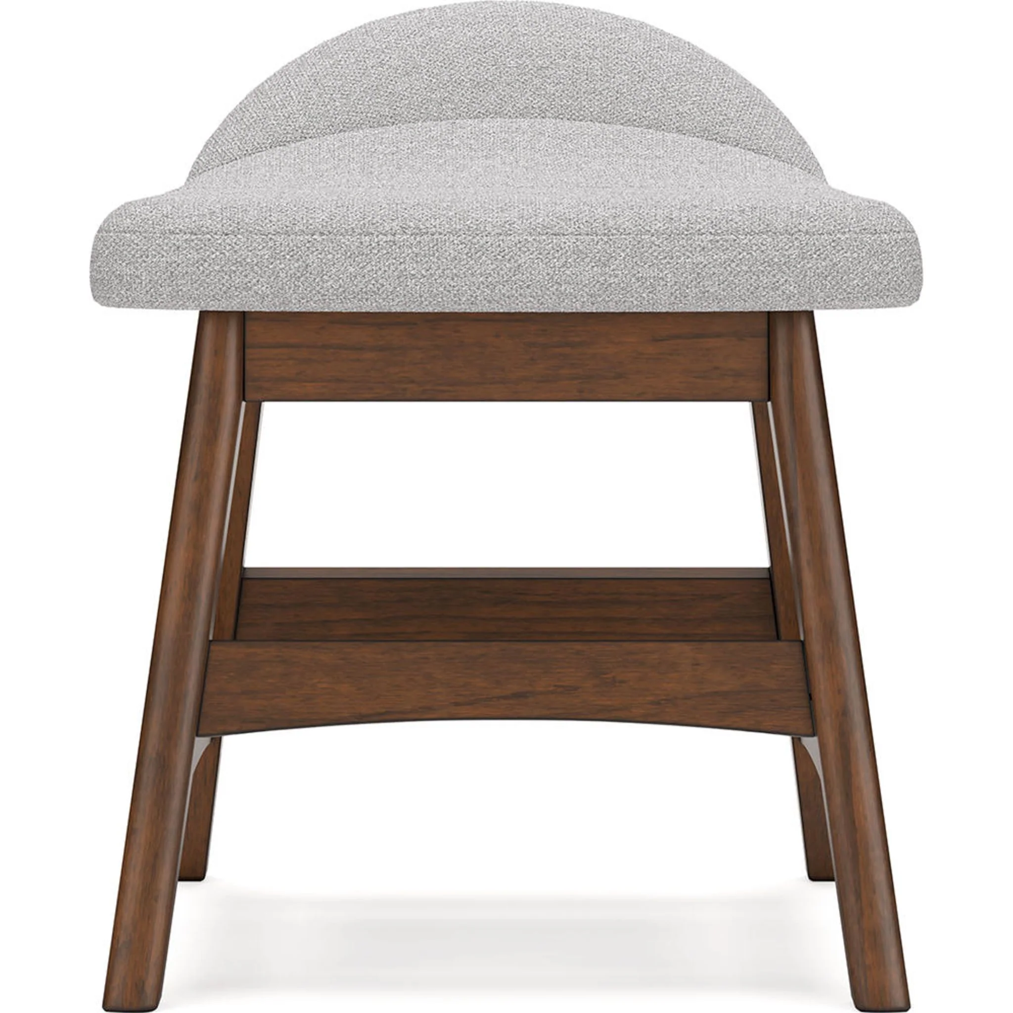 Lyncott Office Chair - Light Gray/Brown - Image 7