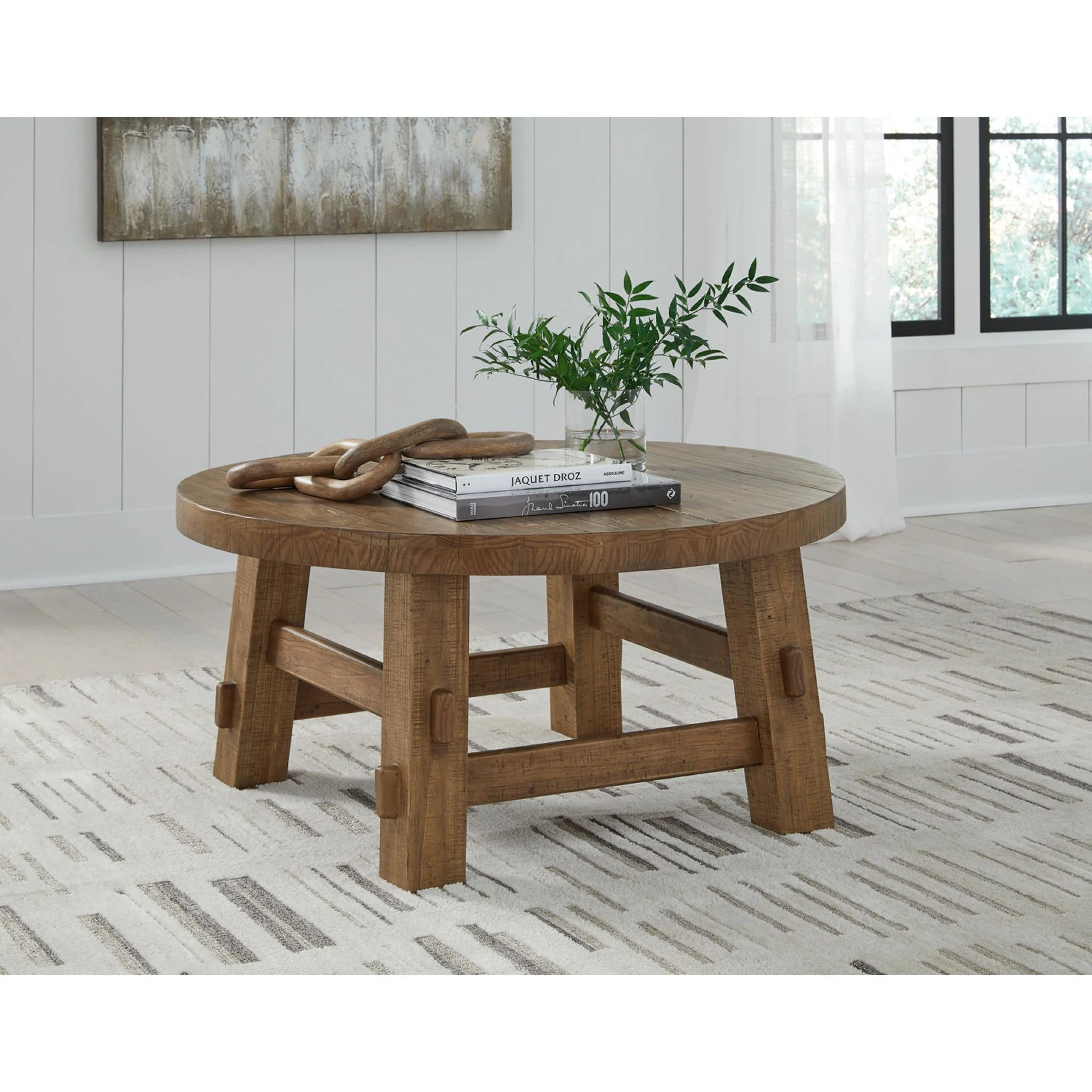 Mackifeld Coffee Table - Warm Brown - Image 2