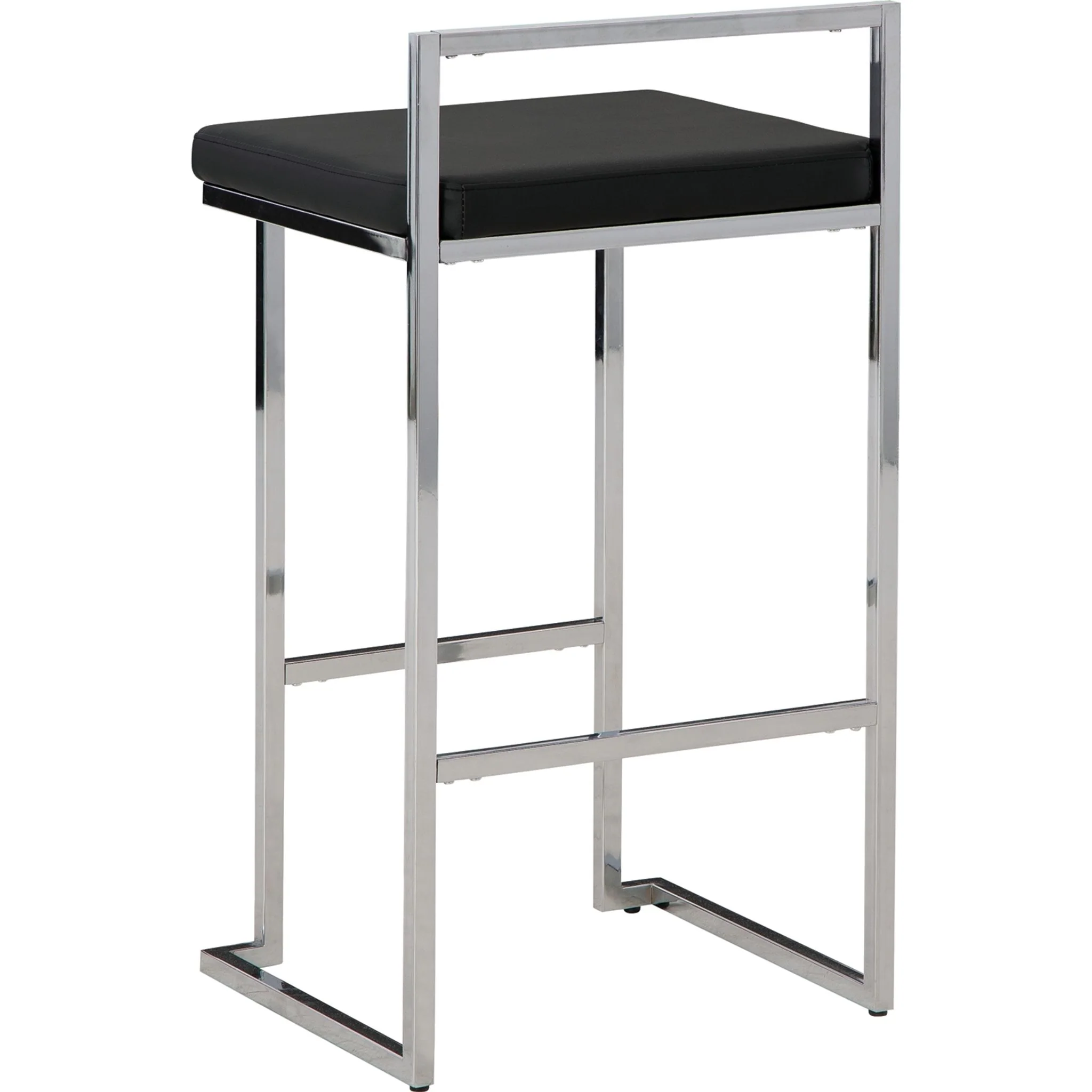 Madanere Bar Height Stool - Black/Chrome - (D275-630) - Image 7
