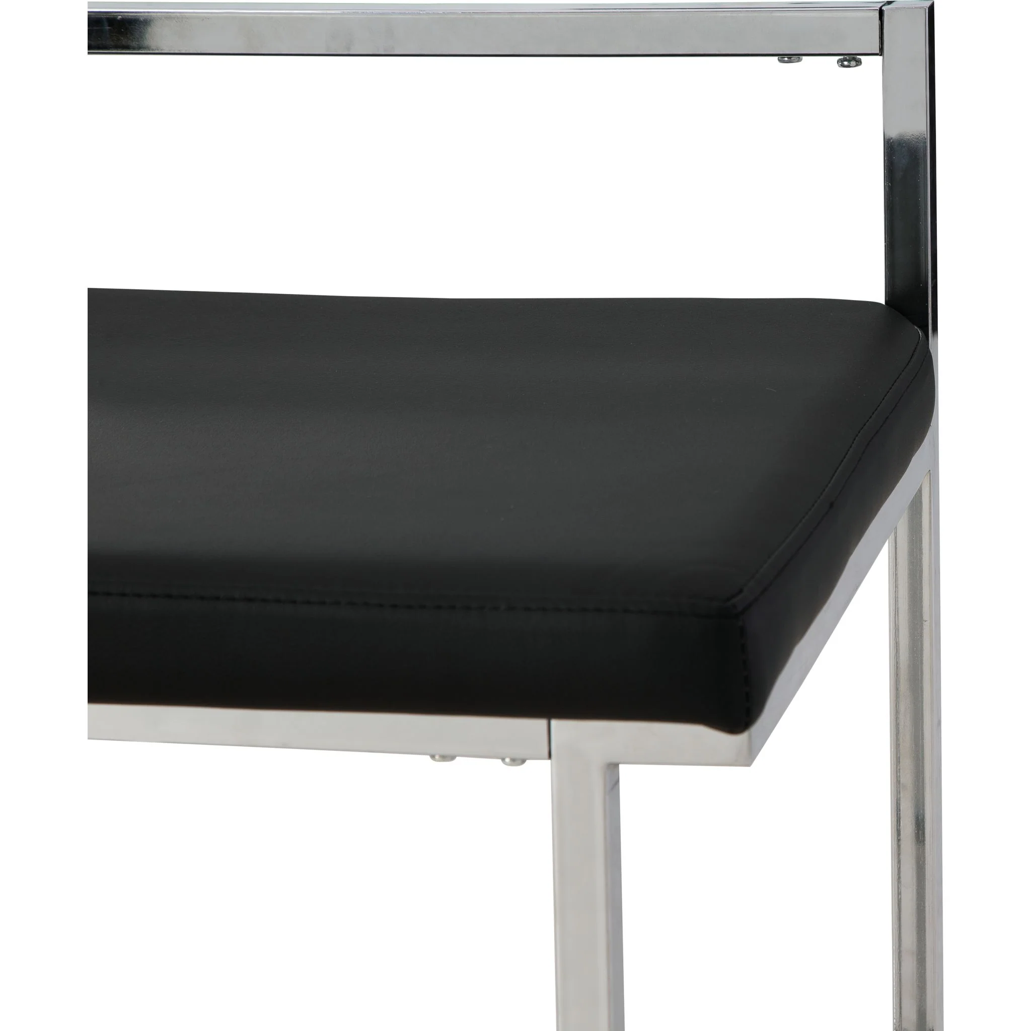Madanere Bar Height Stool - Black/Chrome - (D275-630) - Image 8