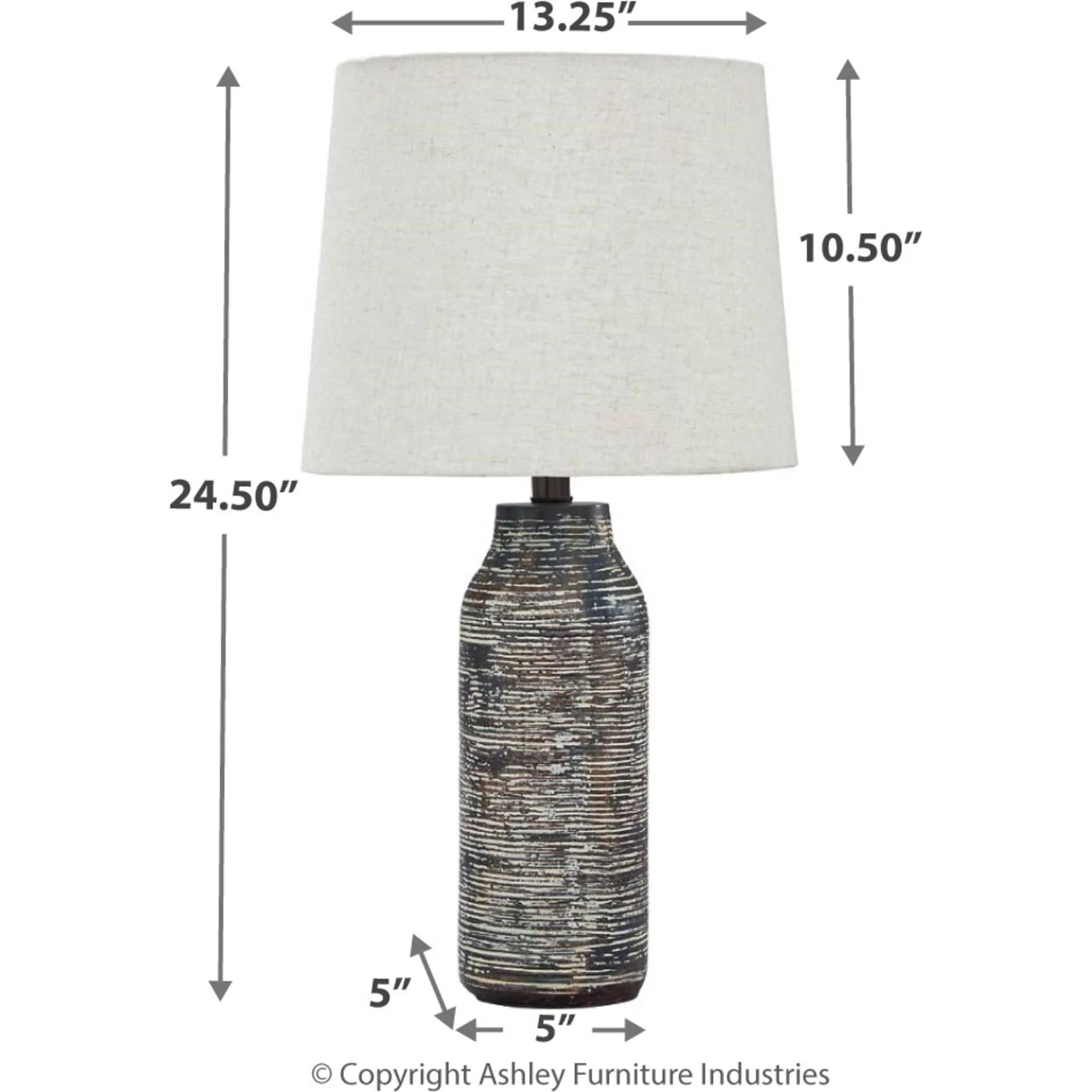 Mahima Table Lamp Pair 24.50" - Image 3