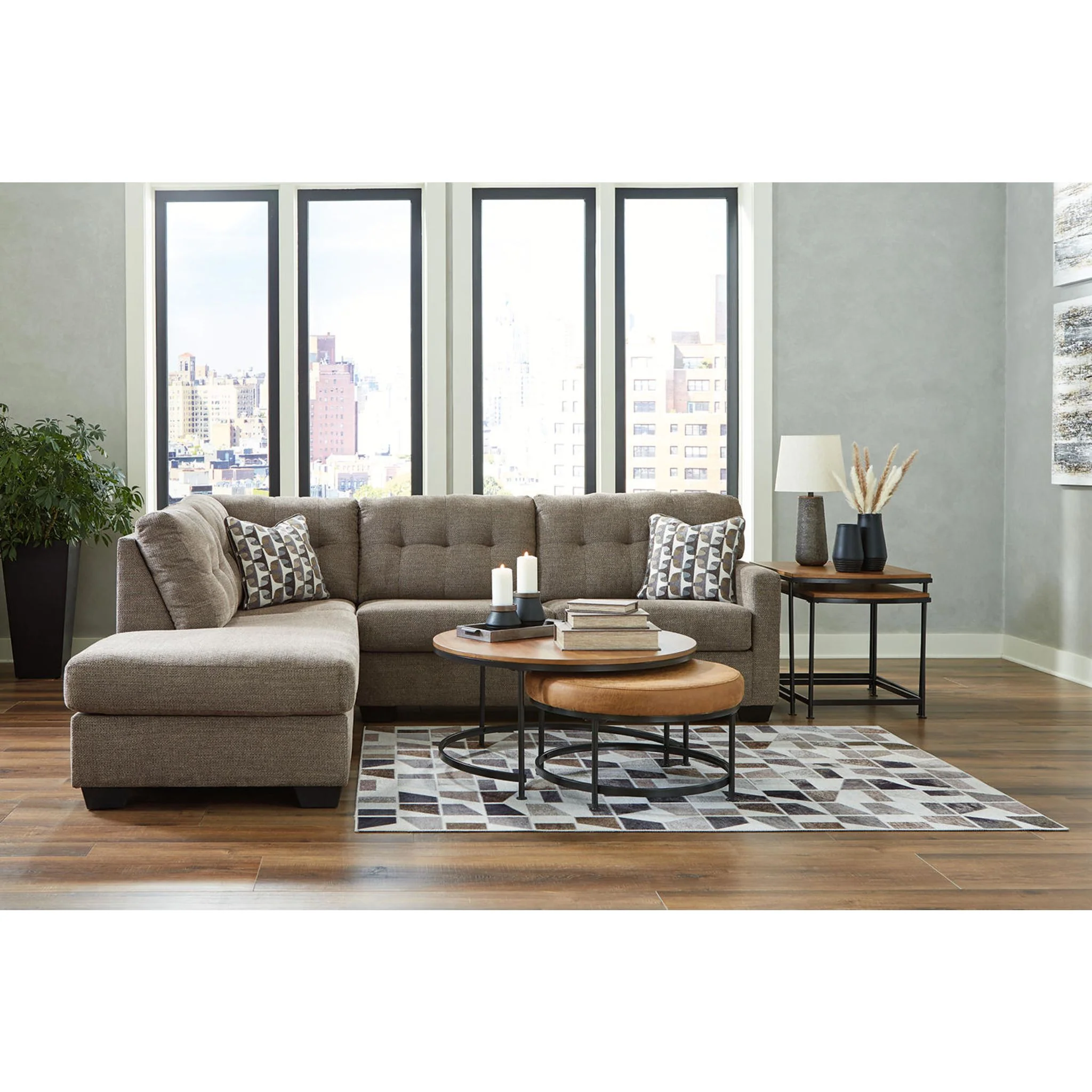 Mahoney 2 Piece Sectional with Chaise - Image 40
