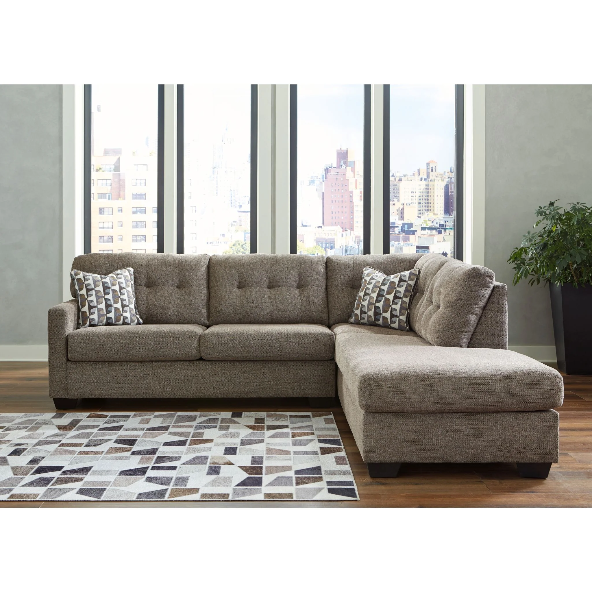 Mahoney 2 Piece Sectional with Chaise - Image 46
