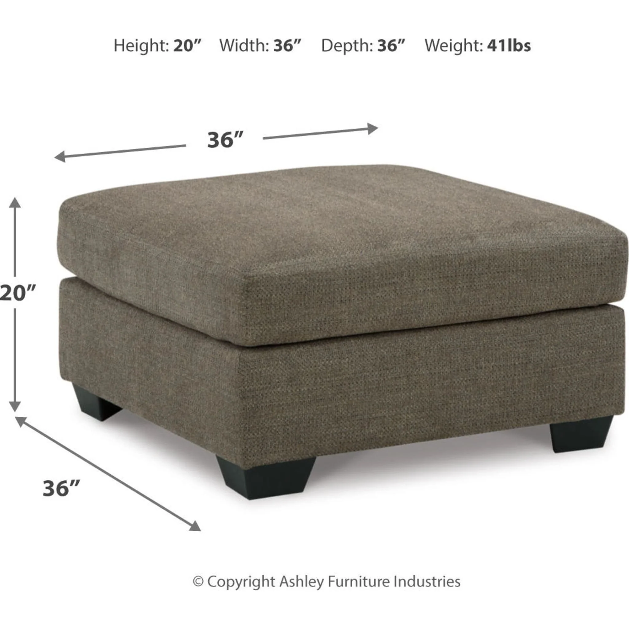Mahoney Oversized Accent Ottoman - Image 5