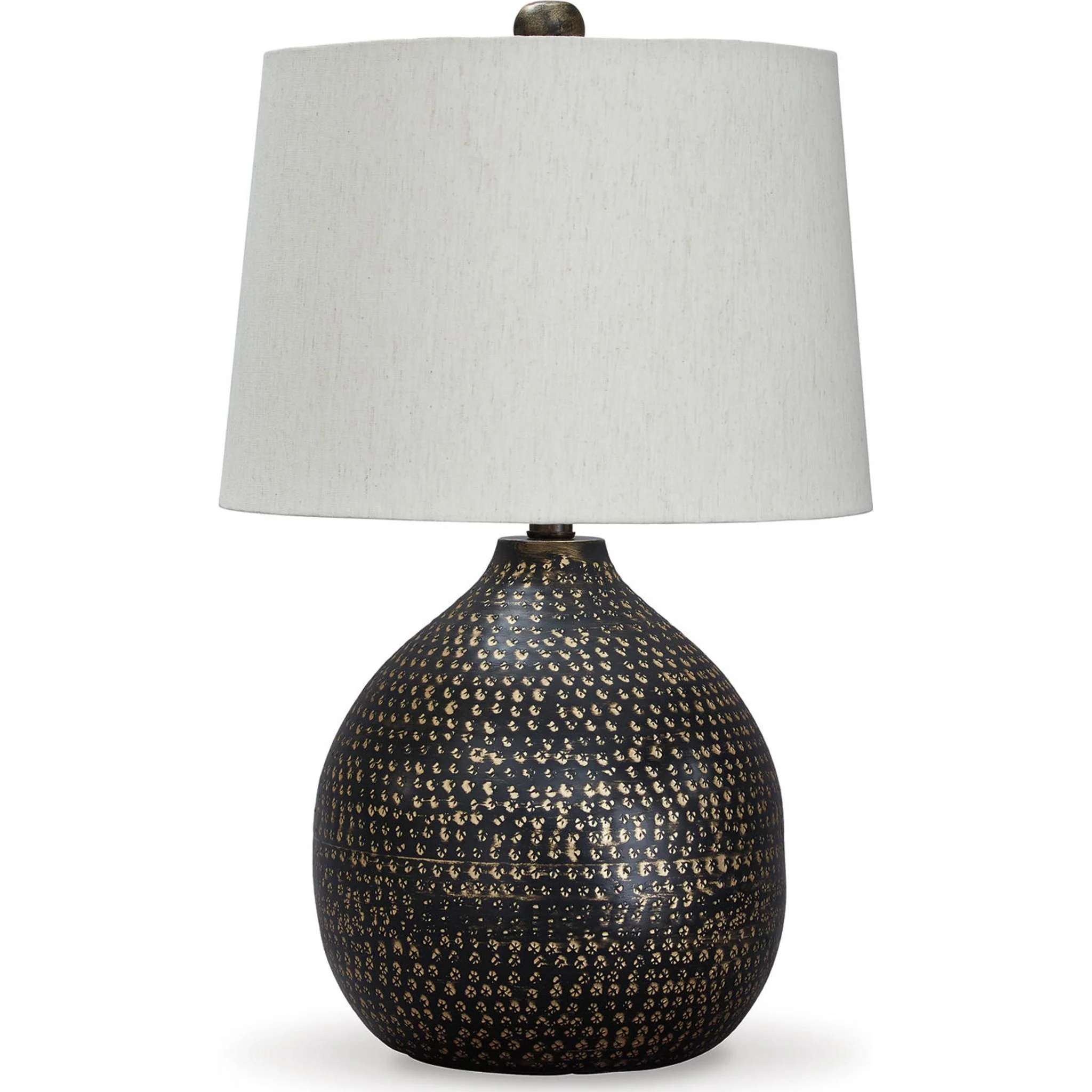 Maire Table Lamp - Black/Gold 25.00"