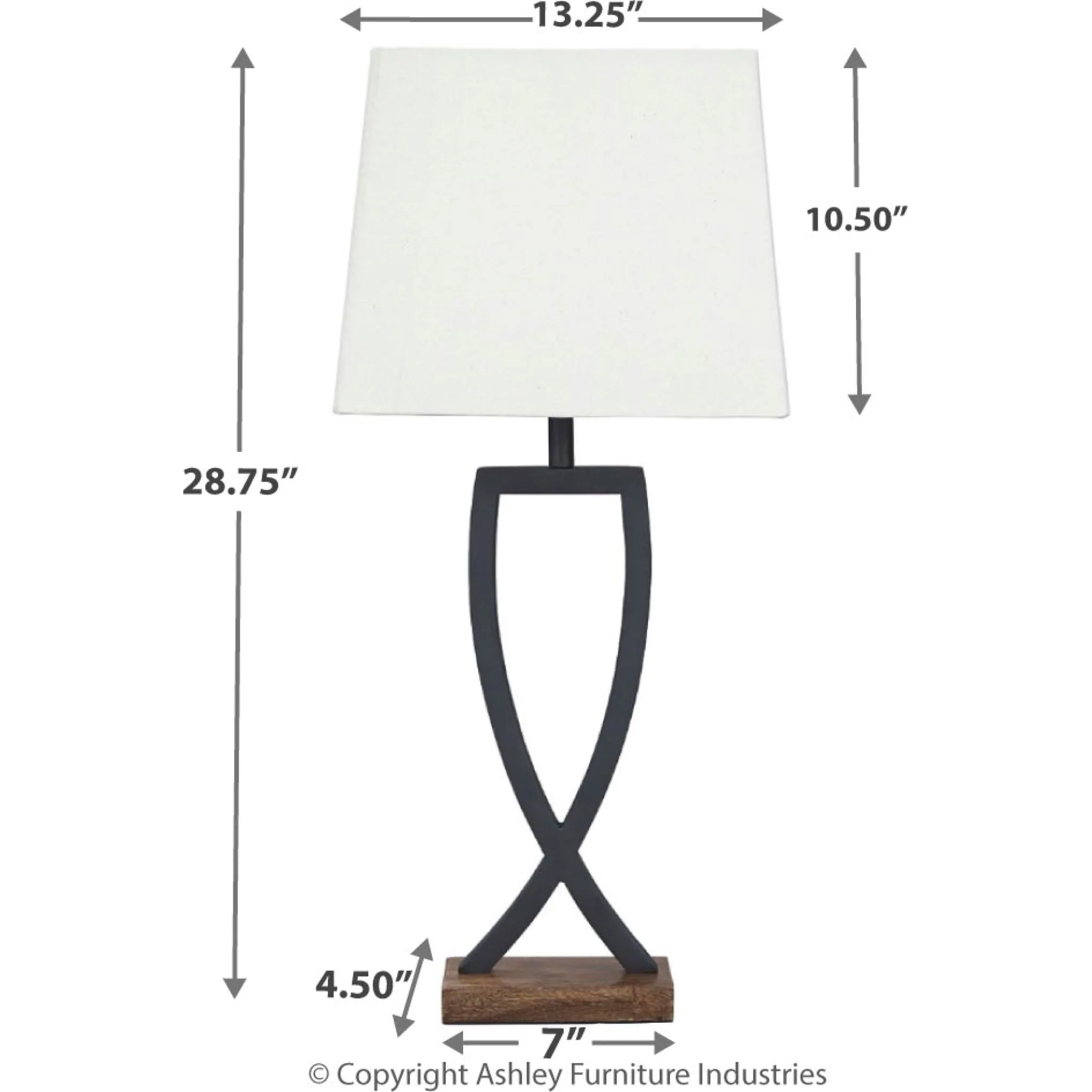 Makara Table Lamp Pair 28.25" - Image 3