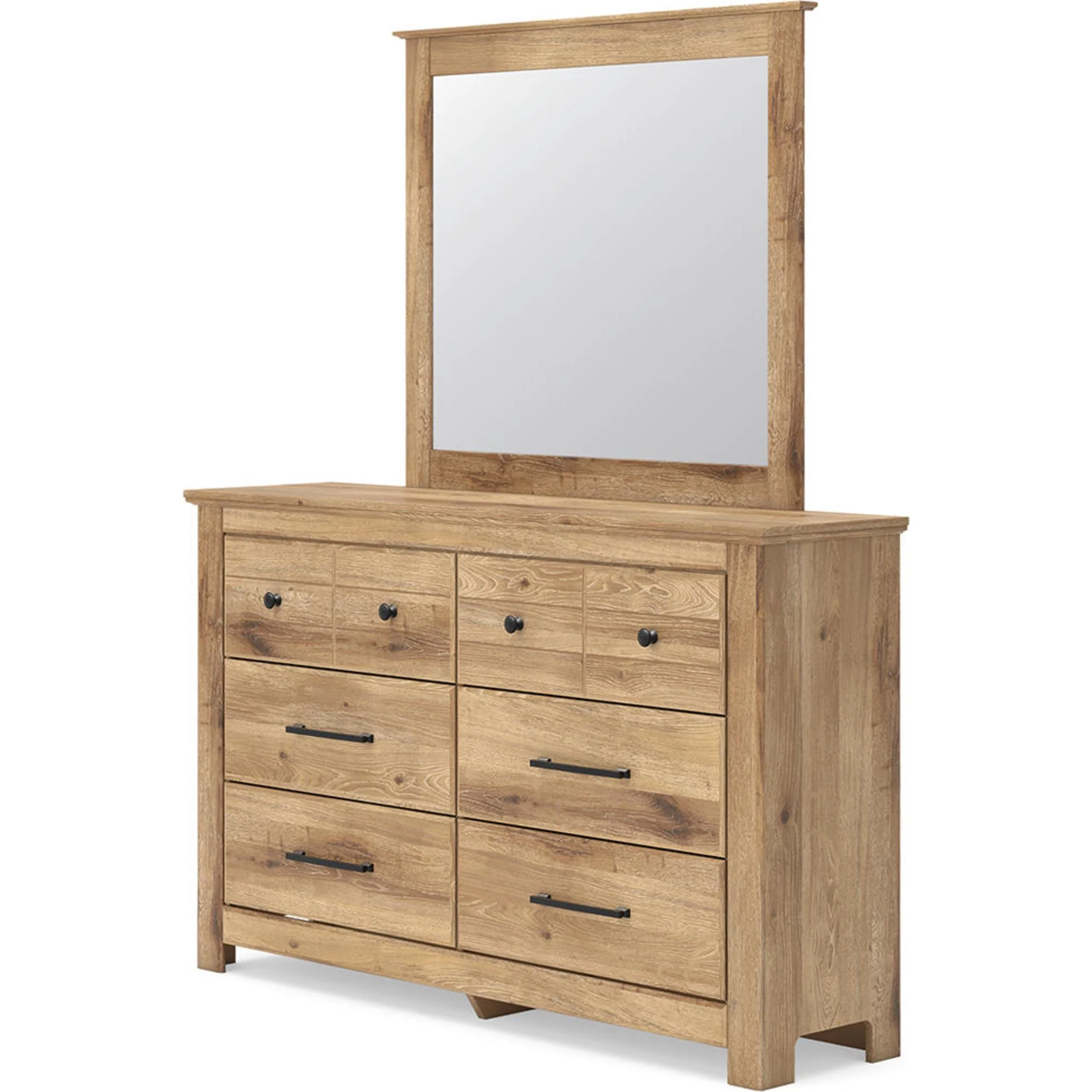 Makidern Dresser and Mirror - Tan - Image 3