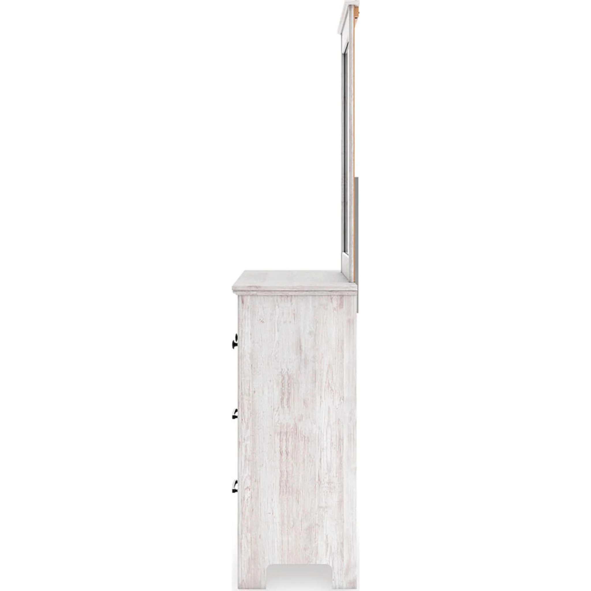 Makidern Dresser and Mirror - Whitewash - Image 7