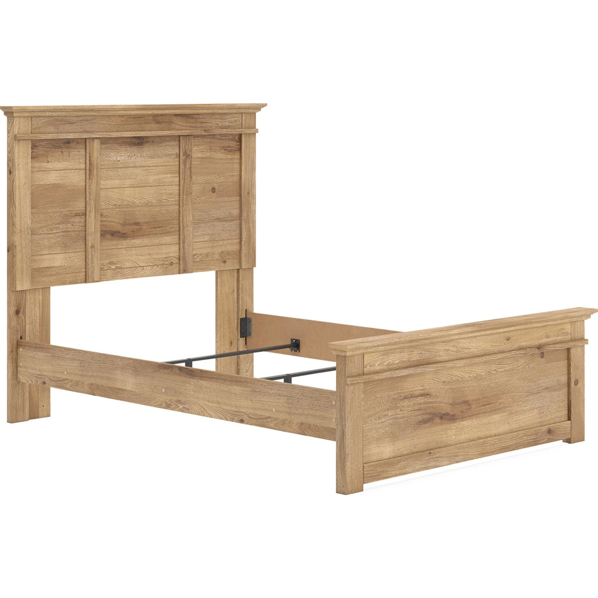 Makidern Full Panel Bed - Tan - Image 4