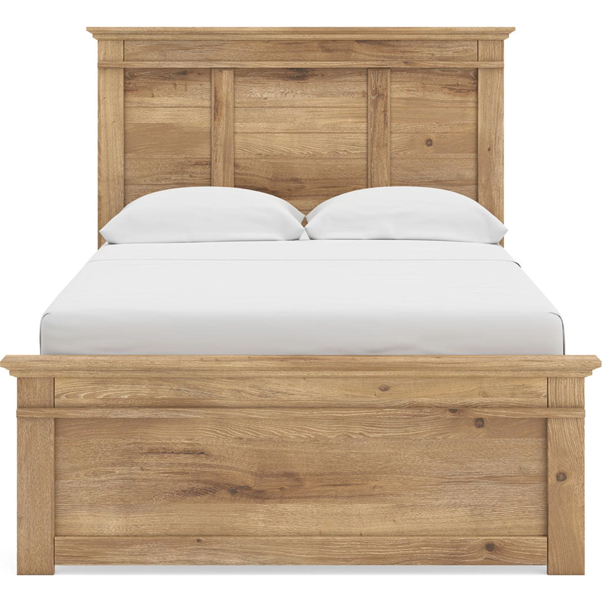 Makidern Full Panel Bed - Tan - Image 7