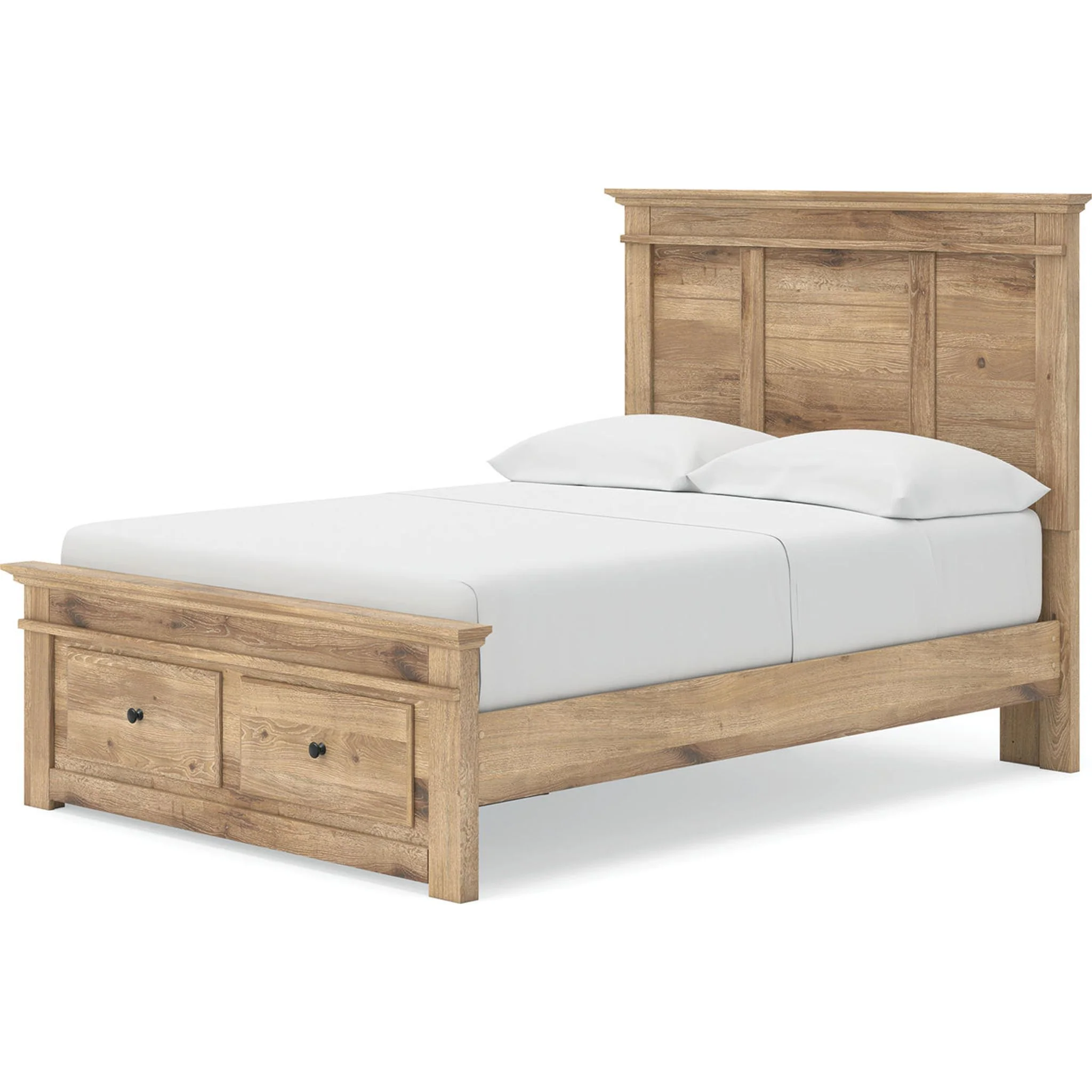Makidern Full Storage Bed - Tan - Image 3