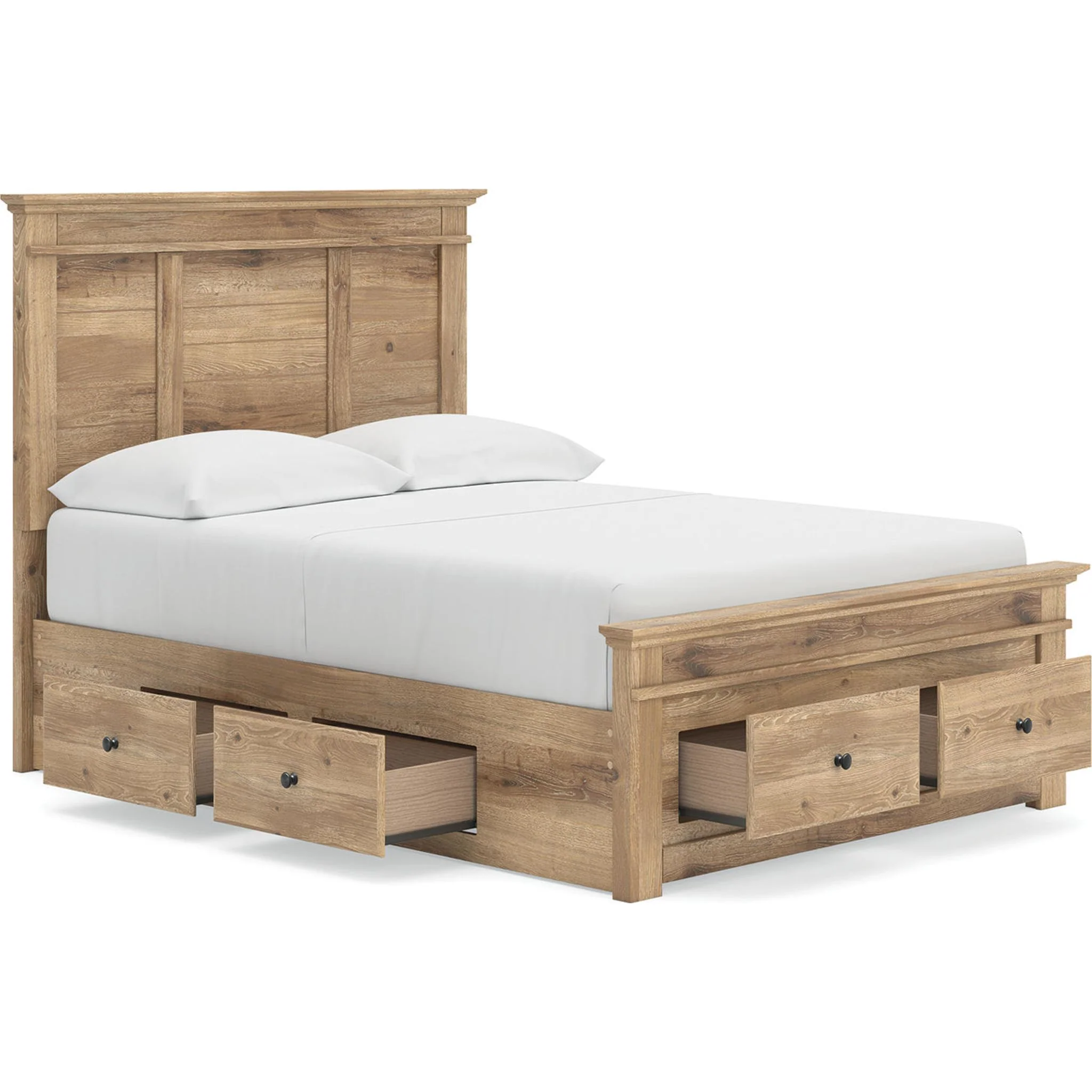 Makidern Full Storage Bed - Tan - Image 5