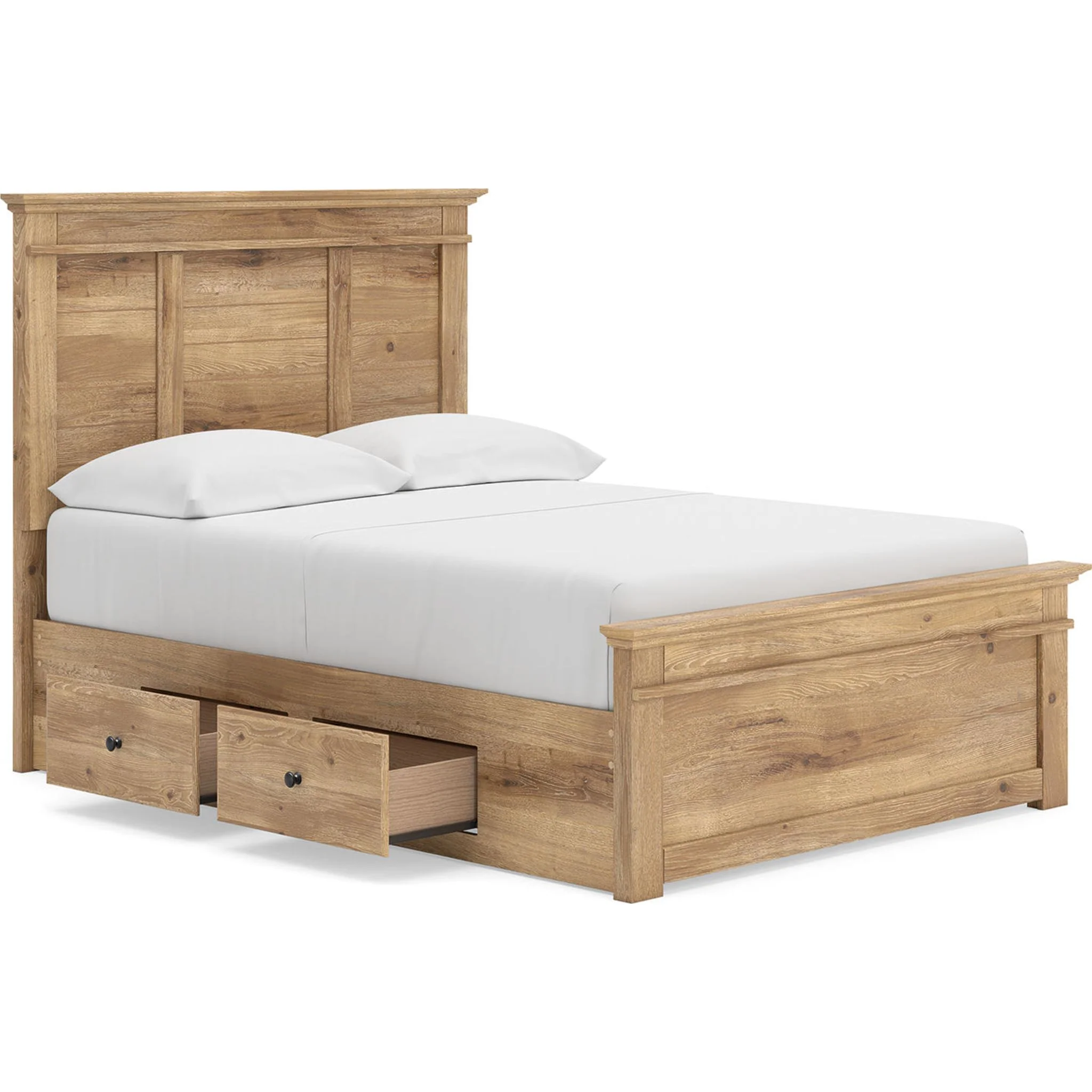 Makidern Full Storage Bed - Tan - Image 5