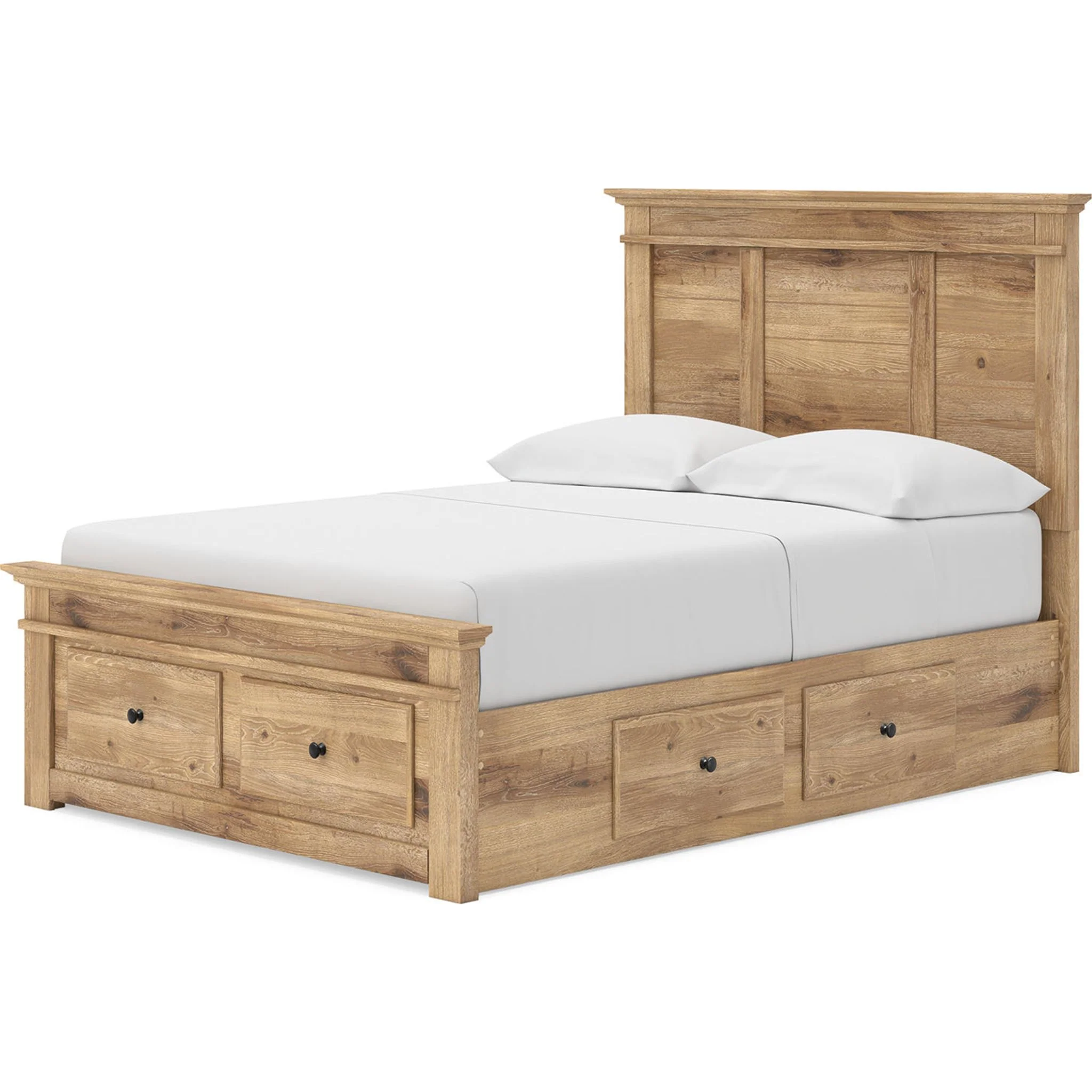 Makidern Full Storage Bed - Tan - Image 2