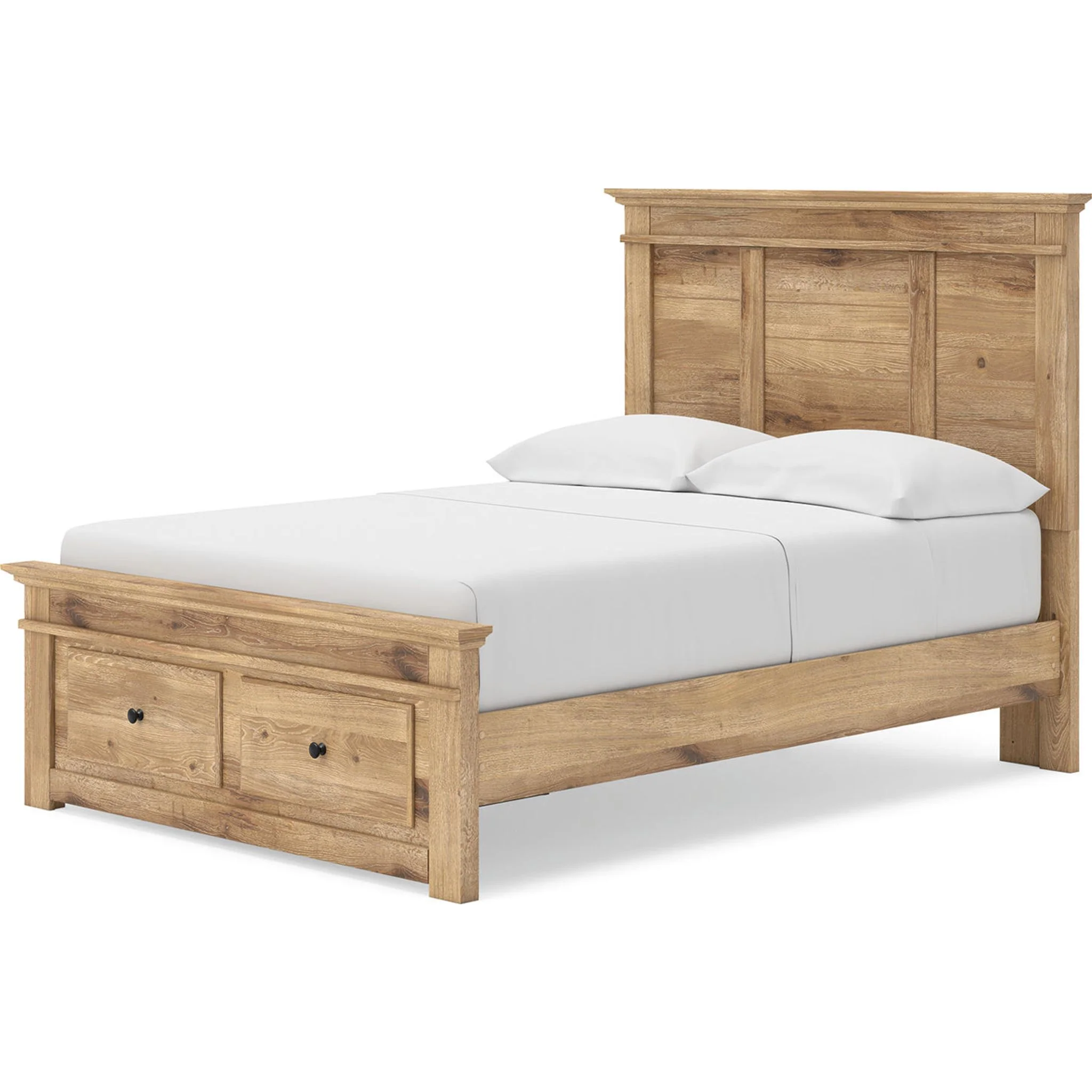 Makidern Full Storage Bed - Tan - Image 3