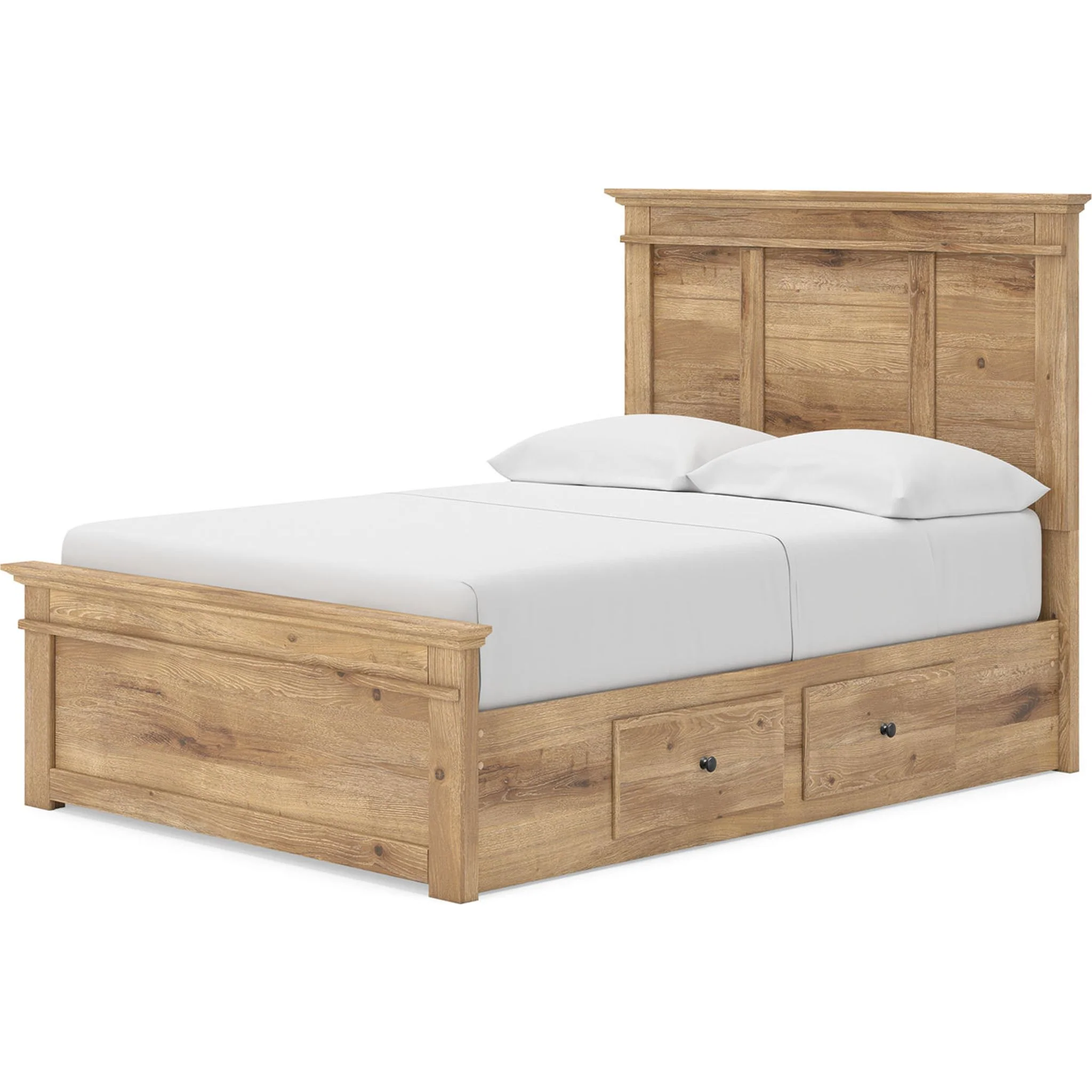 Makidern Full Storage Bed - Tan - Image 2