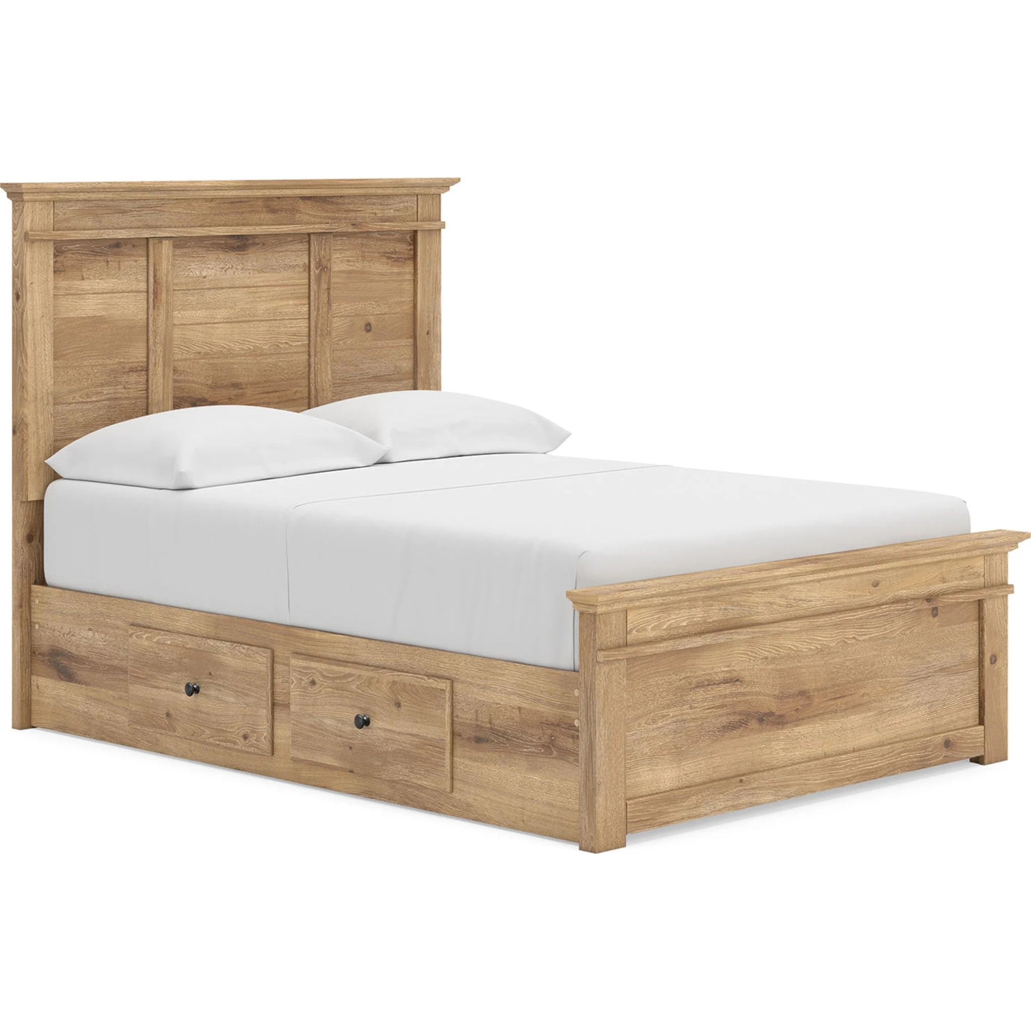 Makidern Full Storage Bed - Tan - Image 5