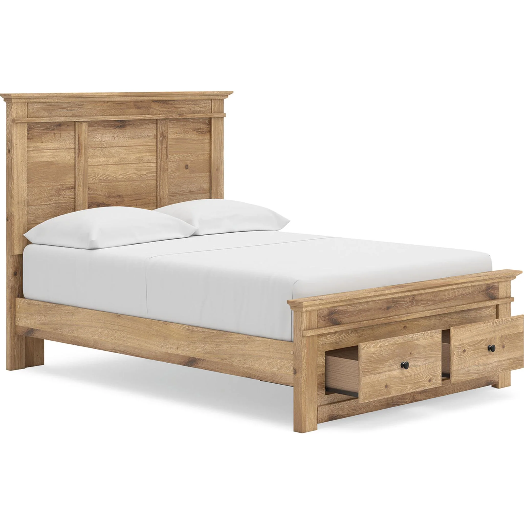 Makidern Full Storage Bed - Tan - Image 5