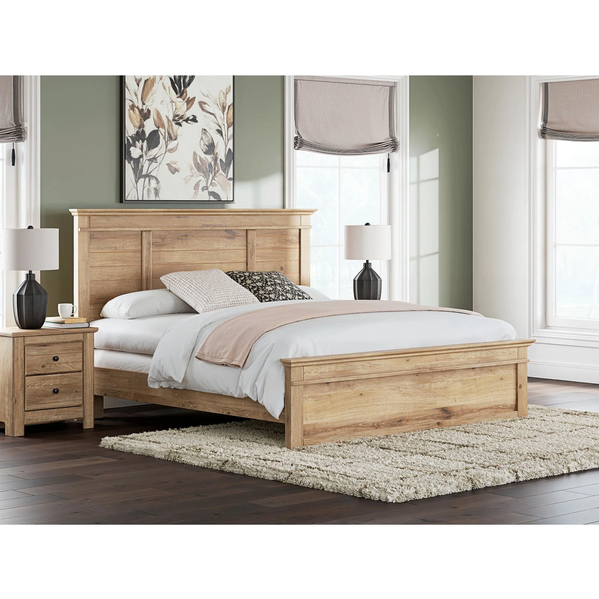 Makidern King Panel Bed - Tan - Image 2
