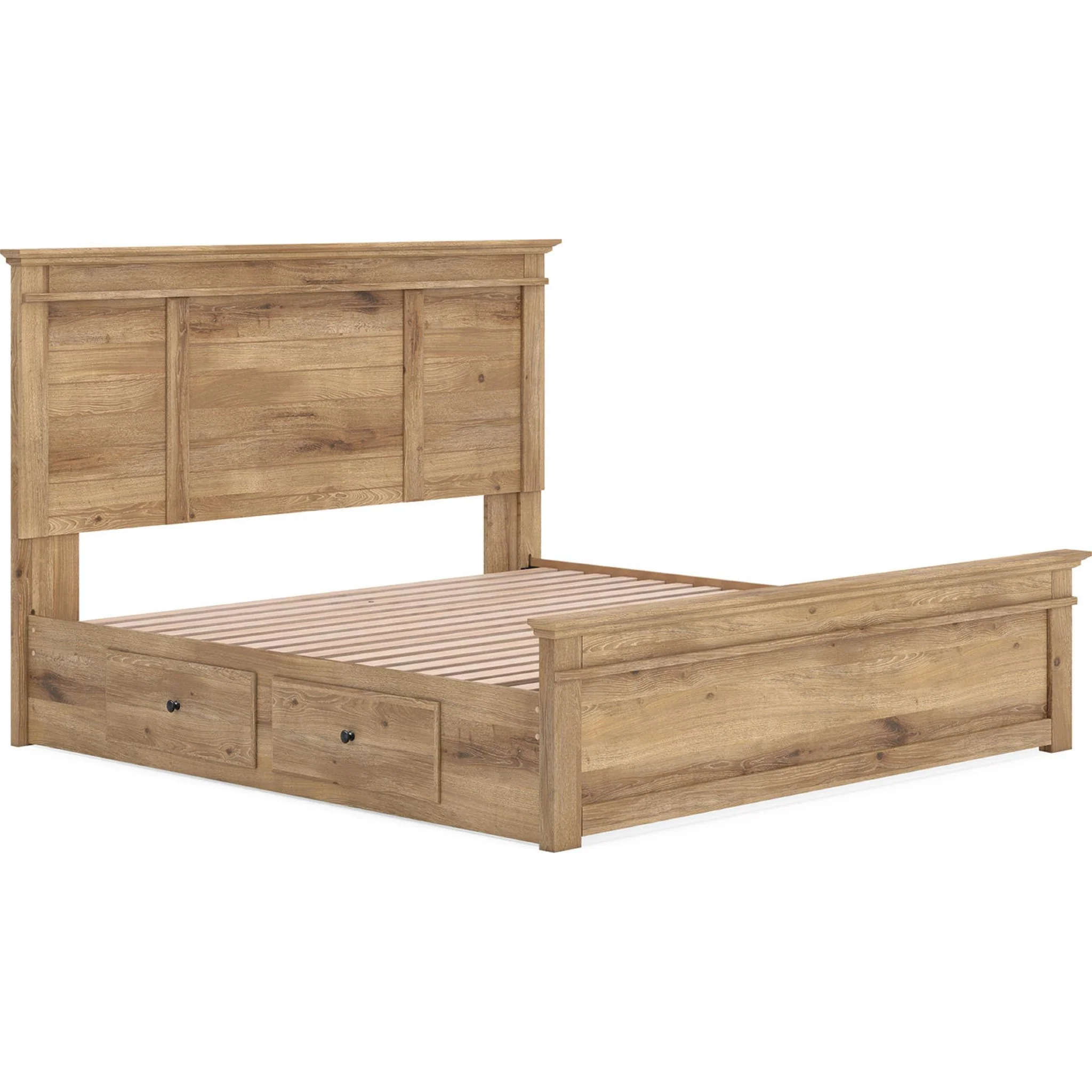 Makidern King Storage Bed - Tan - Image 3
