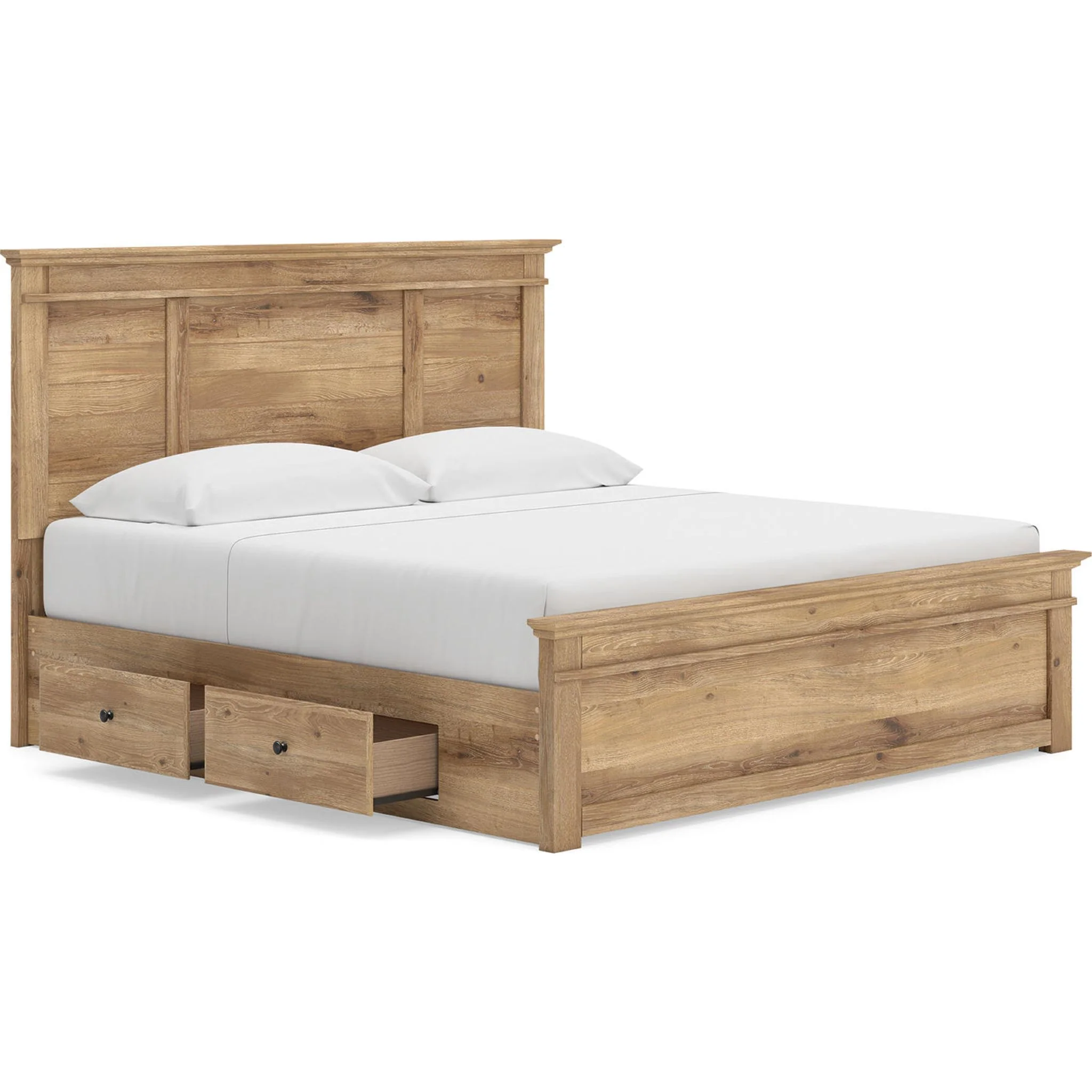 Makidern King Storage Bed - Tan - Image 4