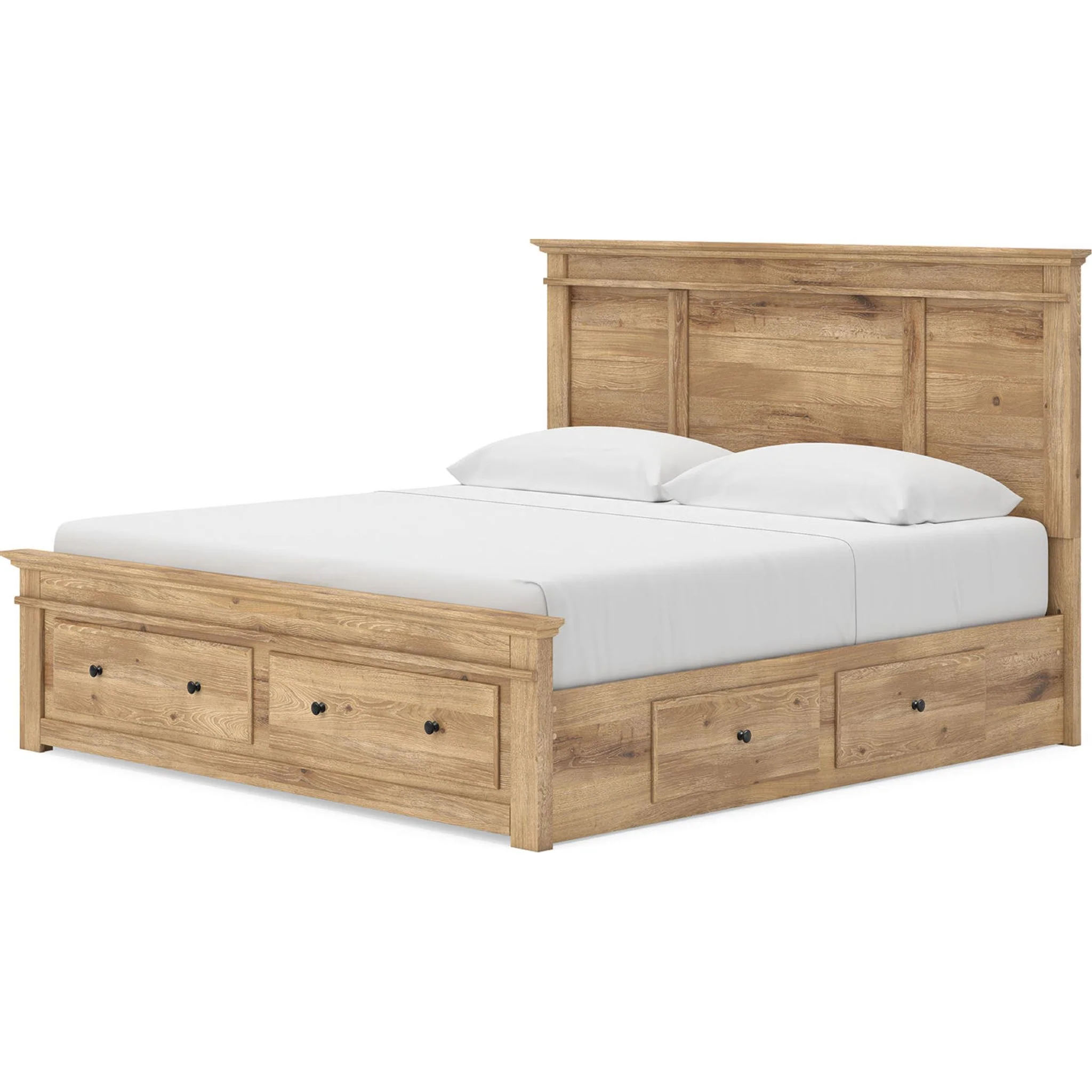 Makidern King Storage Bed - Tan - Image 2