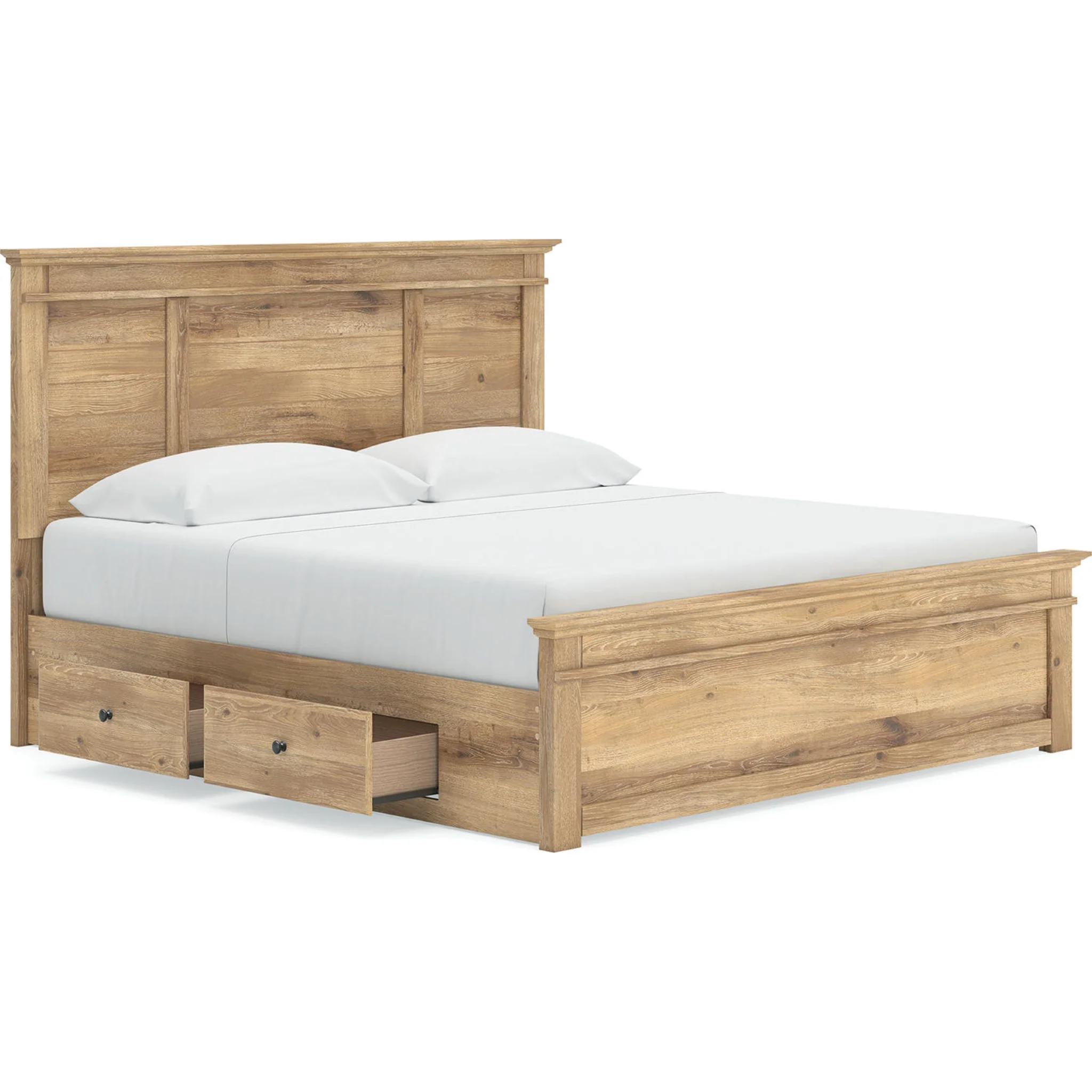 Makidern King Storage Bed - Tan - Image 5