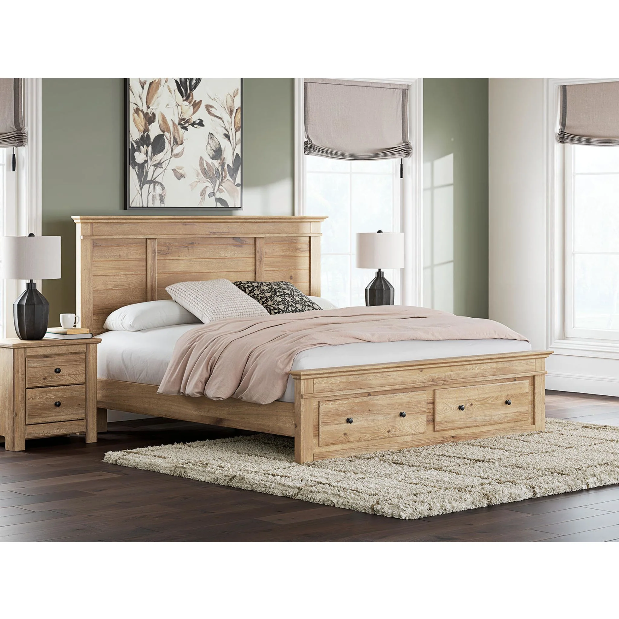Makidern King Storage Bed - Tan - Image 2