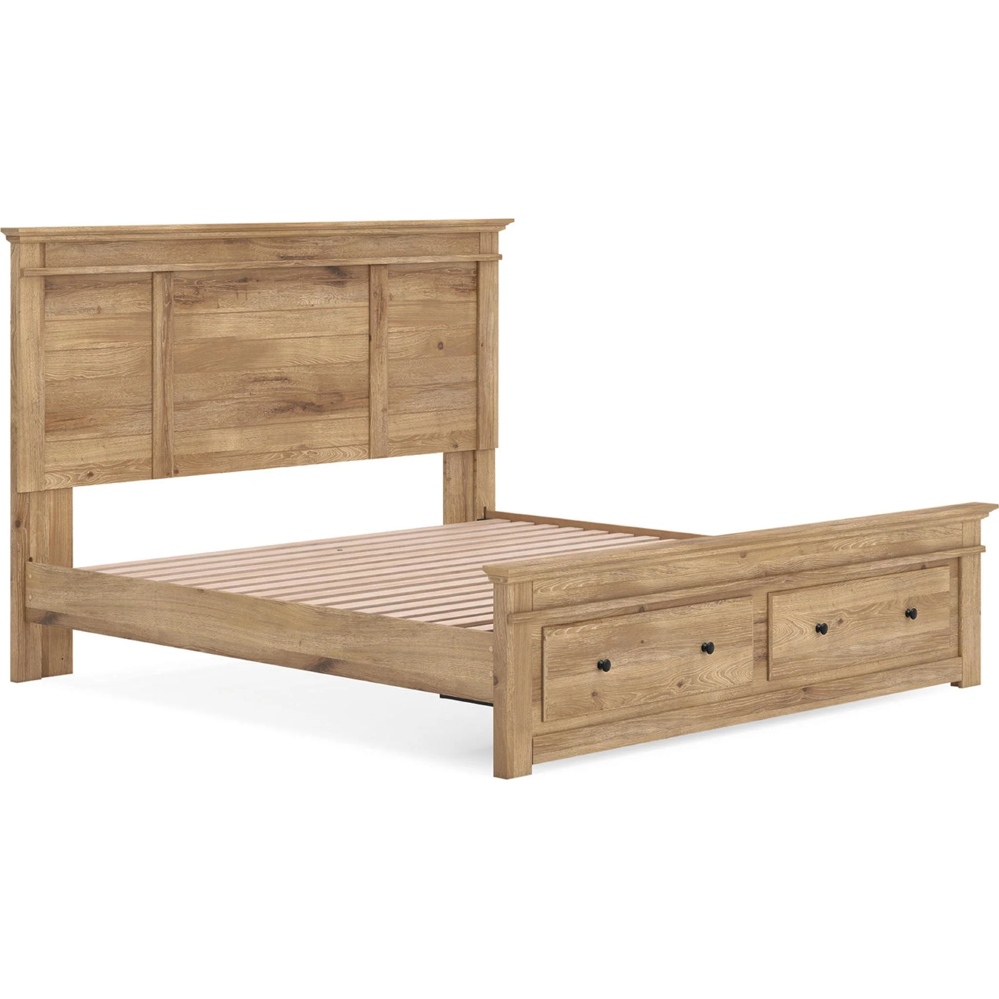 Makidern King Storage Bed - Tan - Image 4