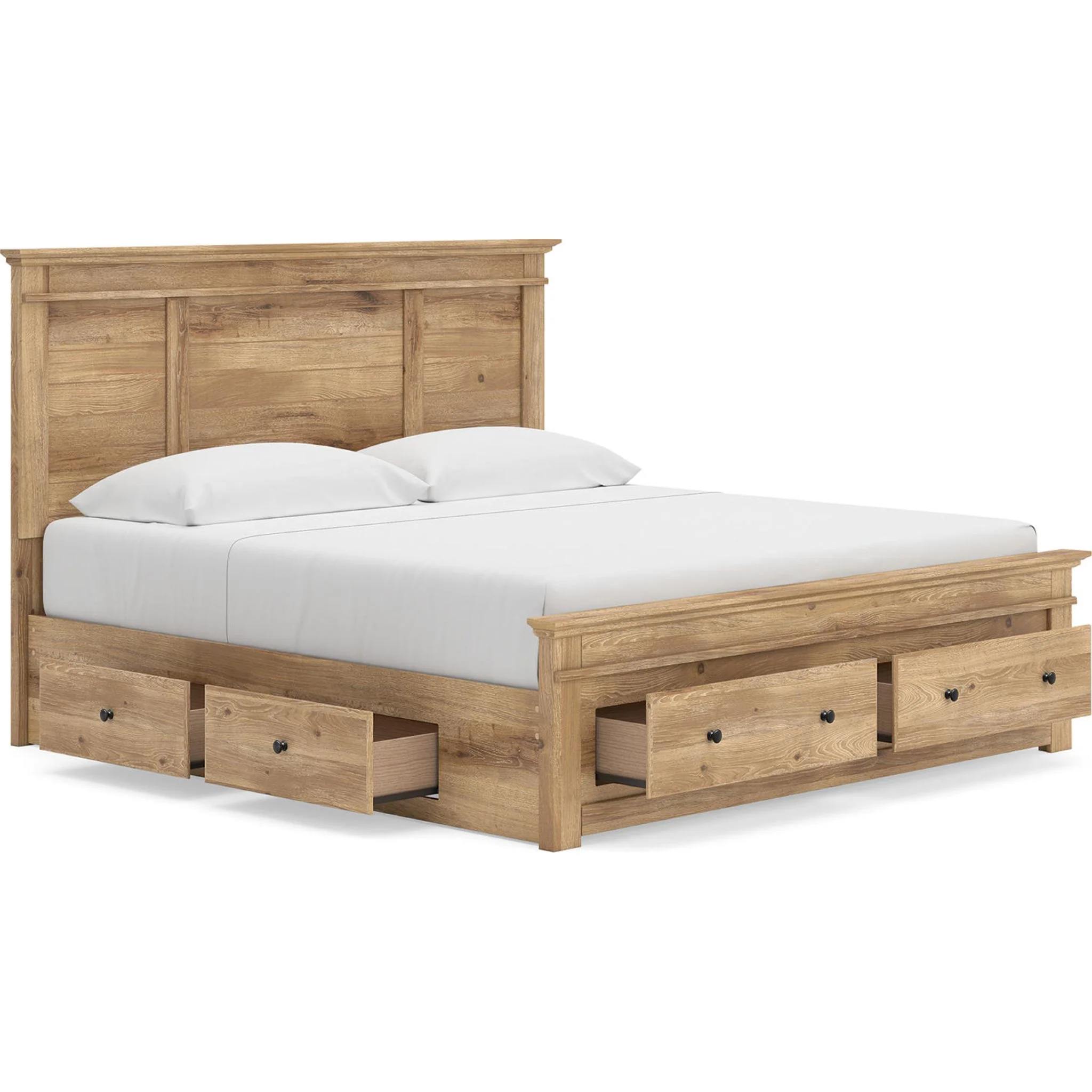 Makidern King Storage Bed - Tan - Image 5