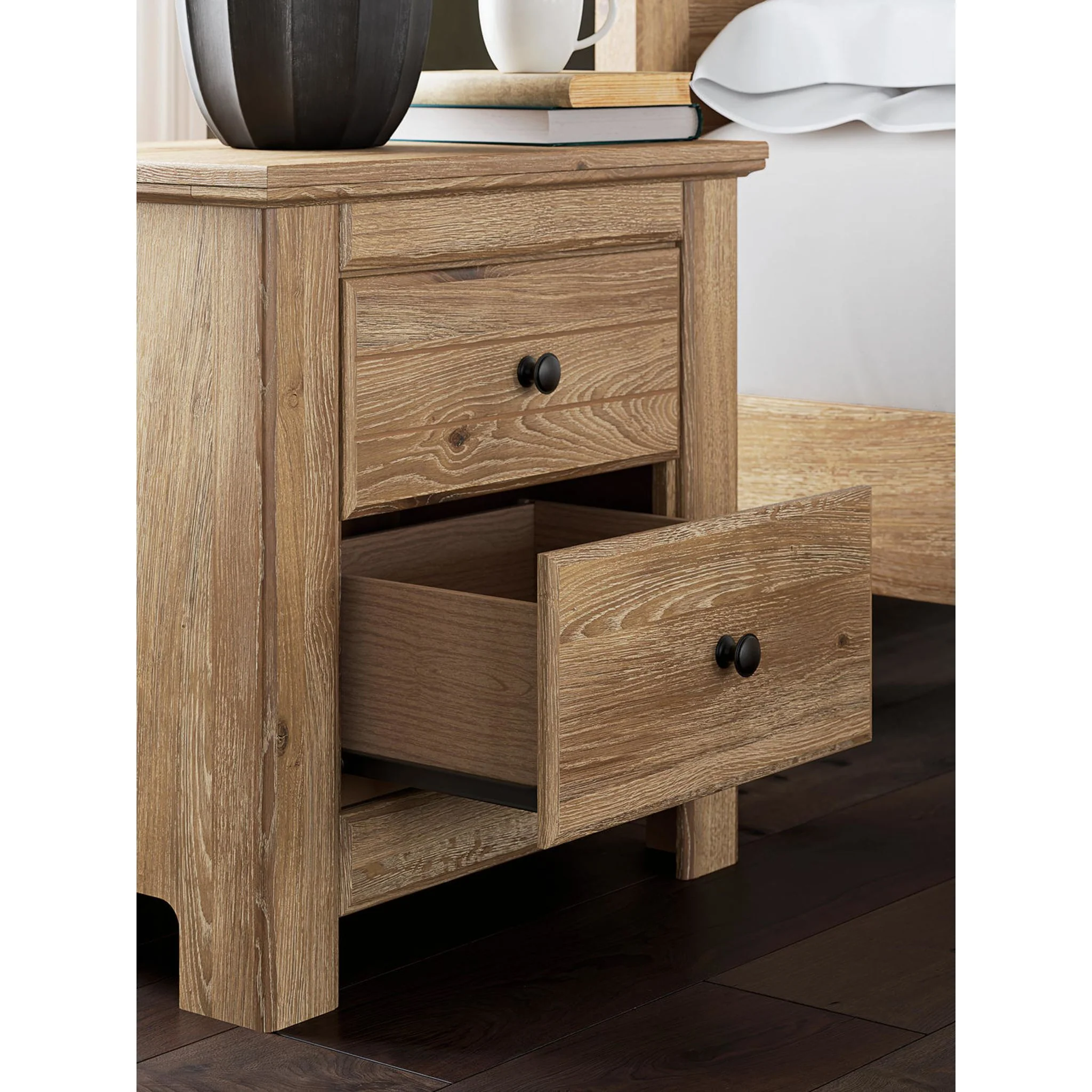 Makidern Nightstand - Tan - Image 6