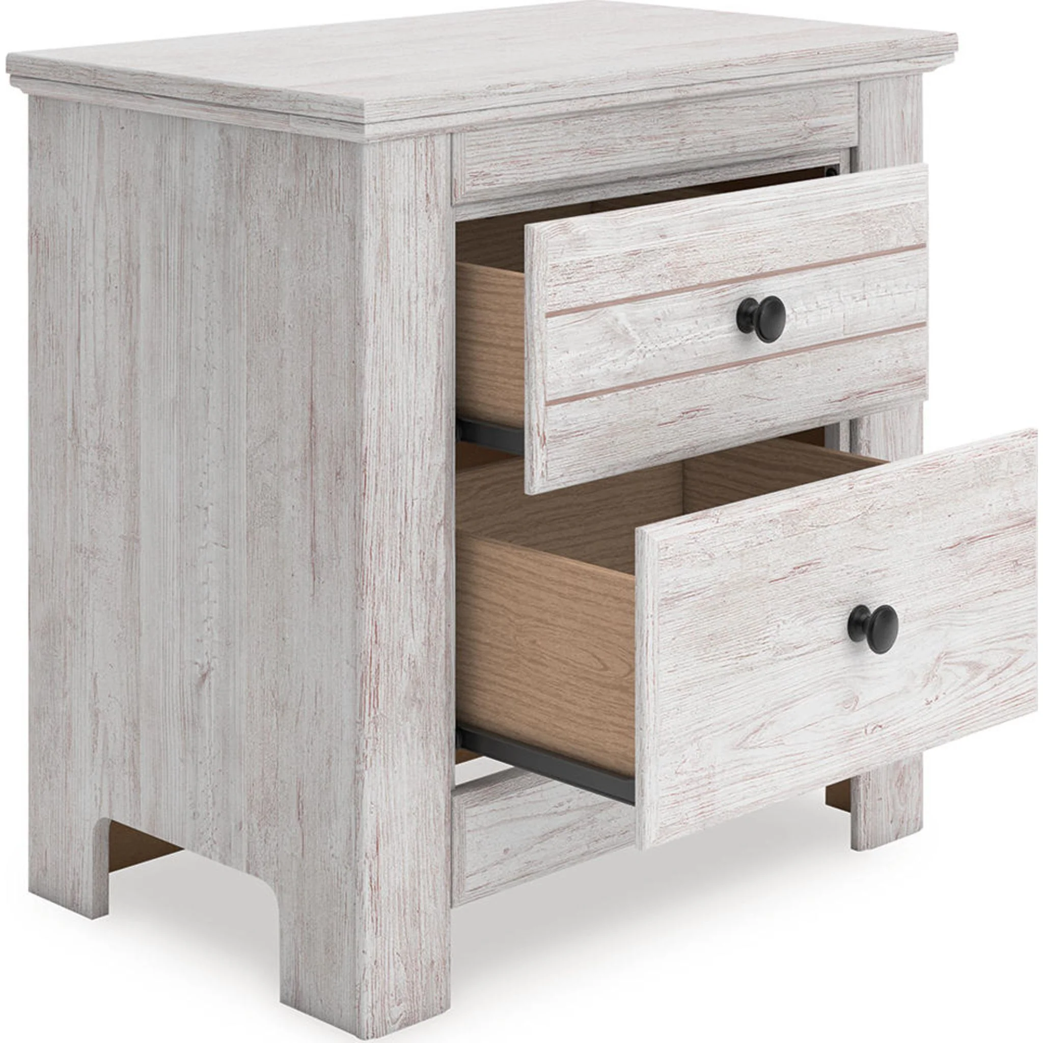 Makidern Nightstand - Whitewash - Image 4