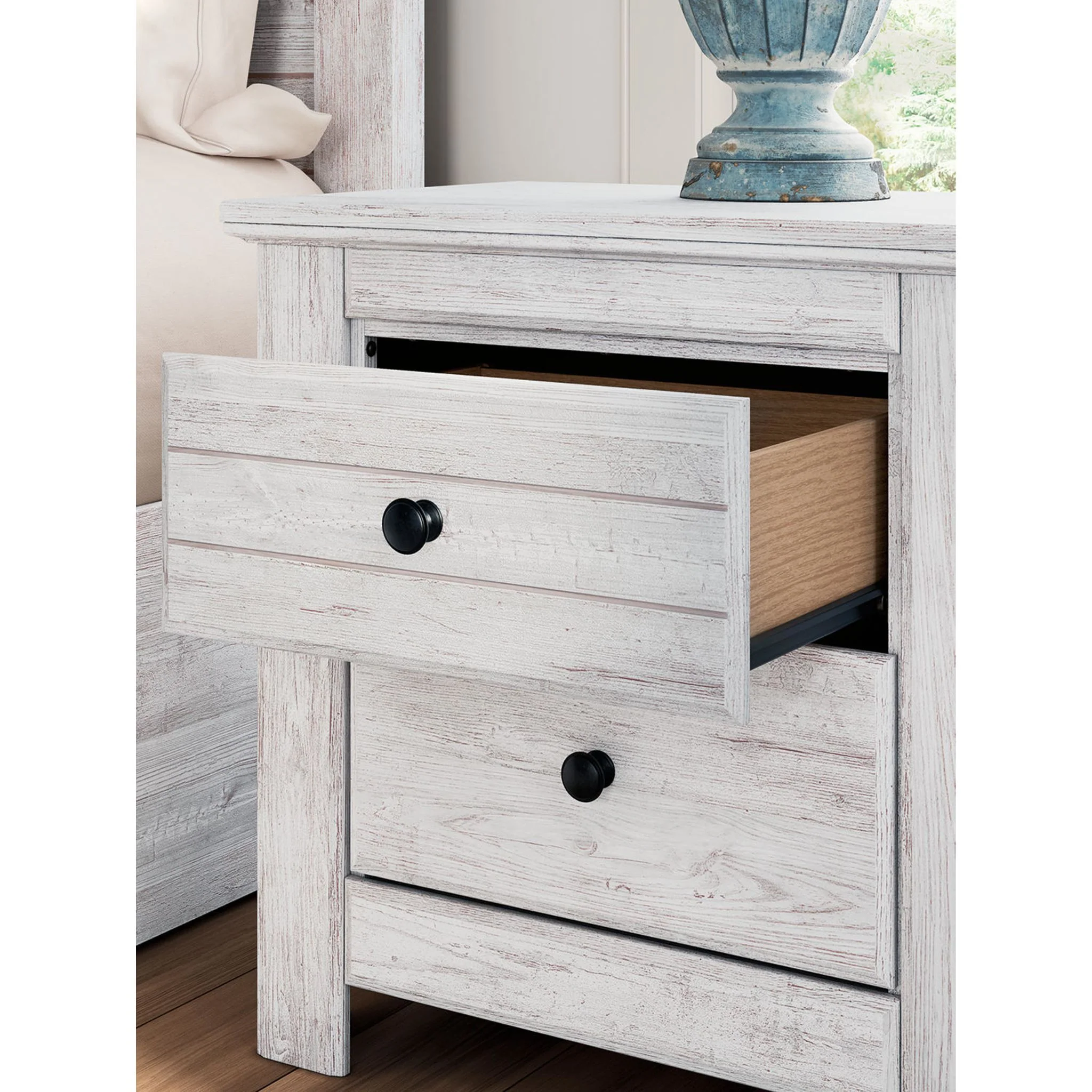 Makidern Nightstand - Whitewash - Image 7