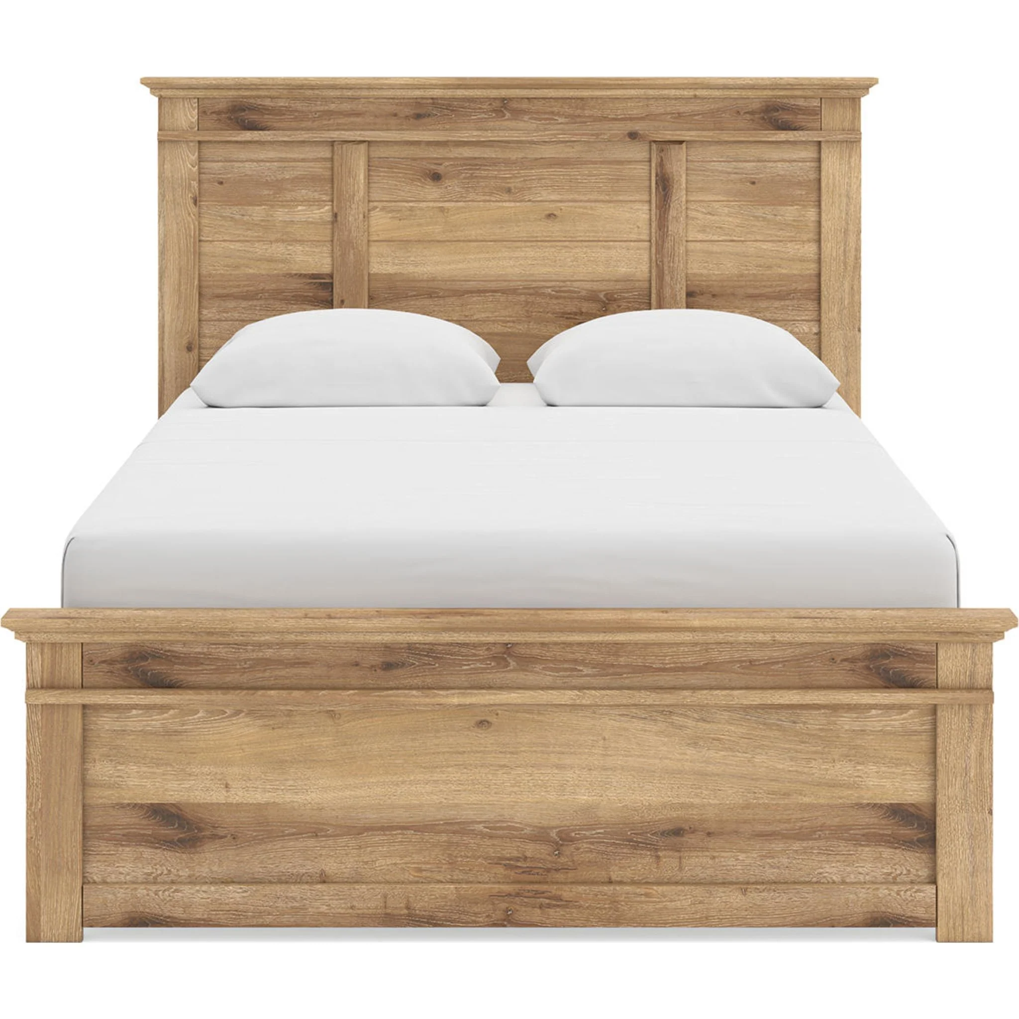 Makidern Queen Panel Bed - Tan - Image 7
